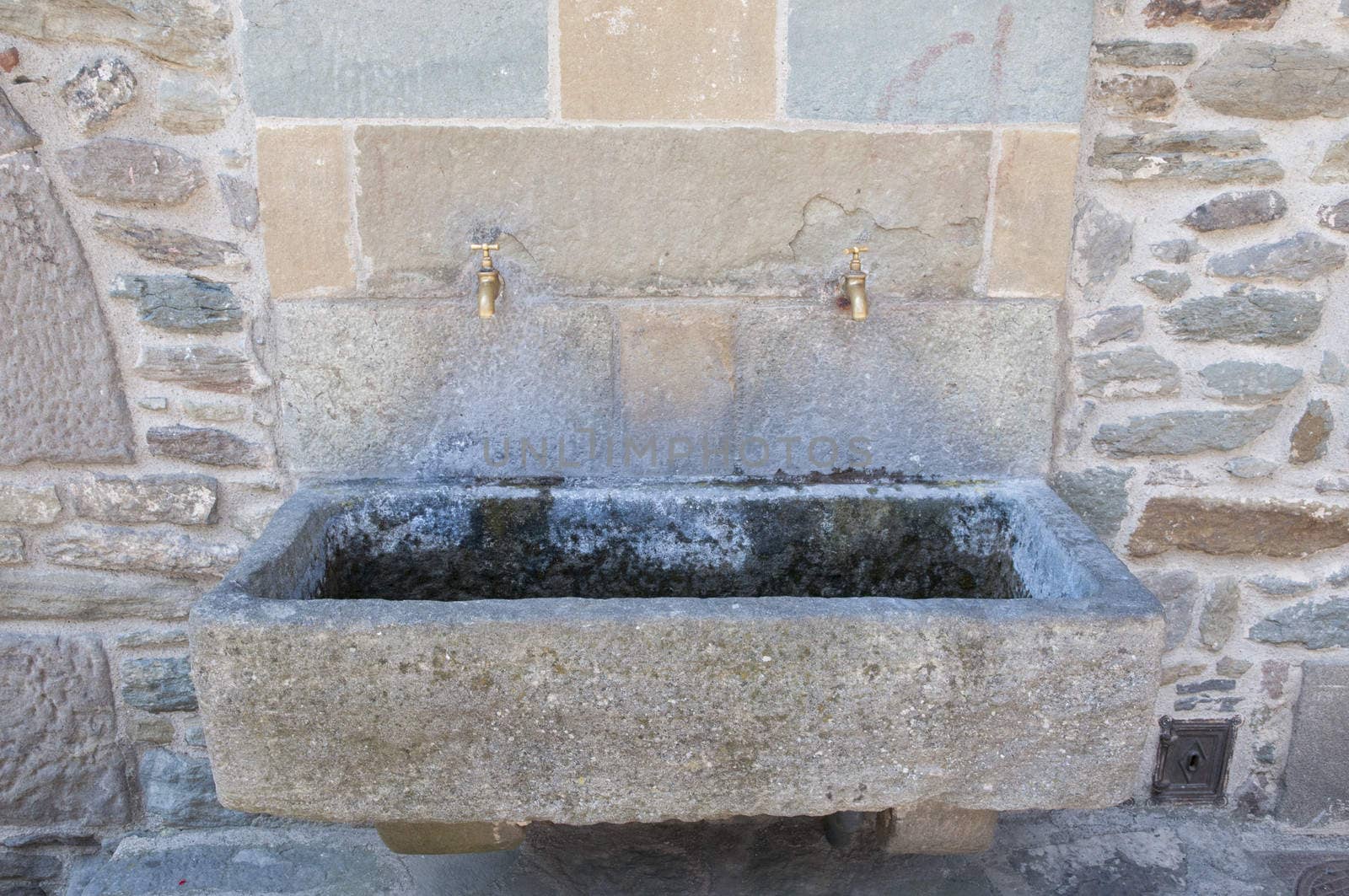 stone fountain for drinking water