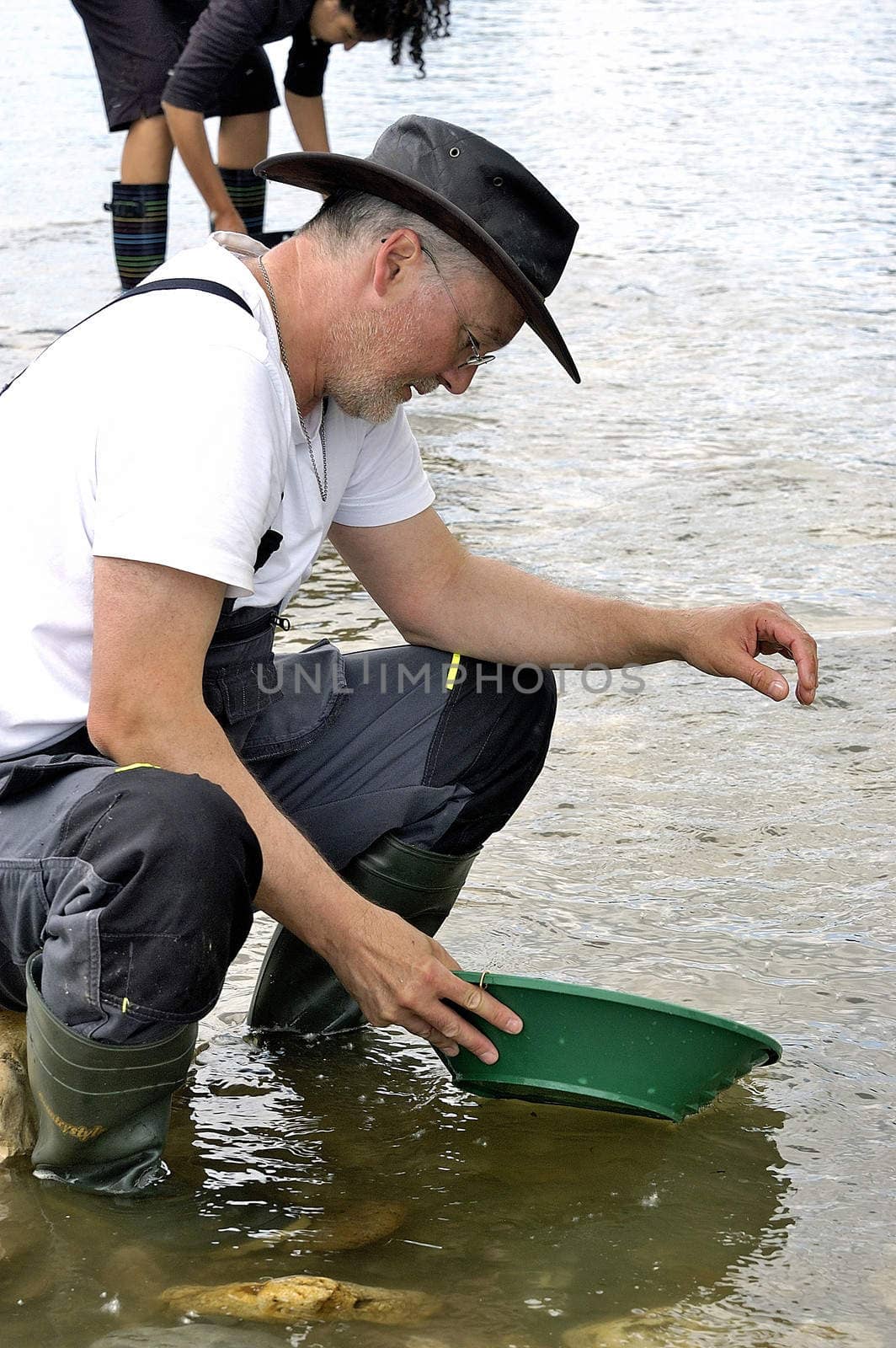 Cardet - France - May 18th, 19th and 20th, 2013 - European Cup of the gold diggers in river.