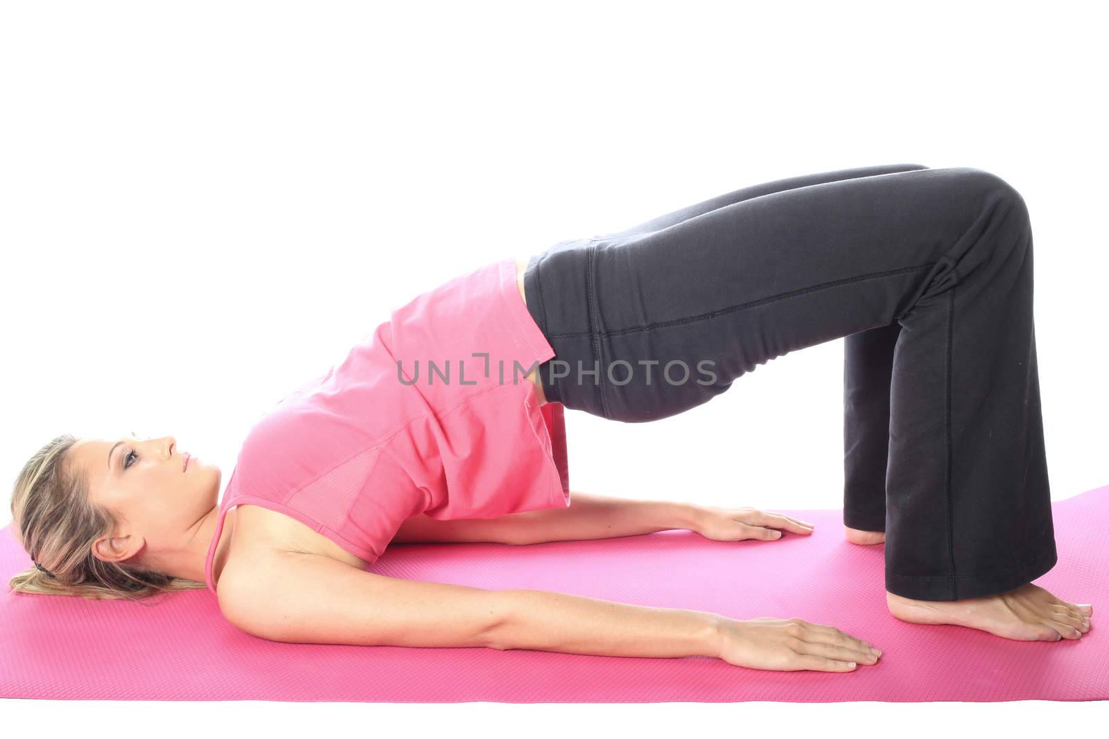 Woman Exercising by Whiteboxmedia