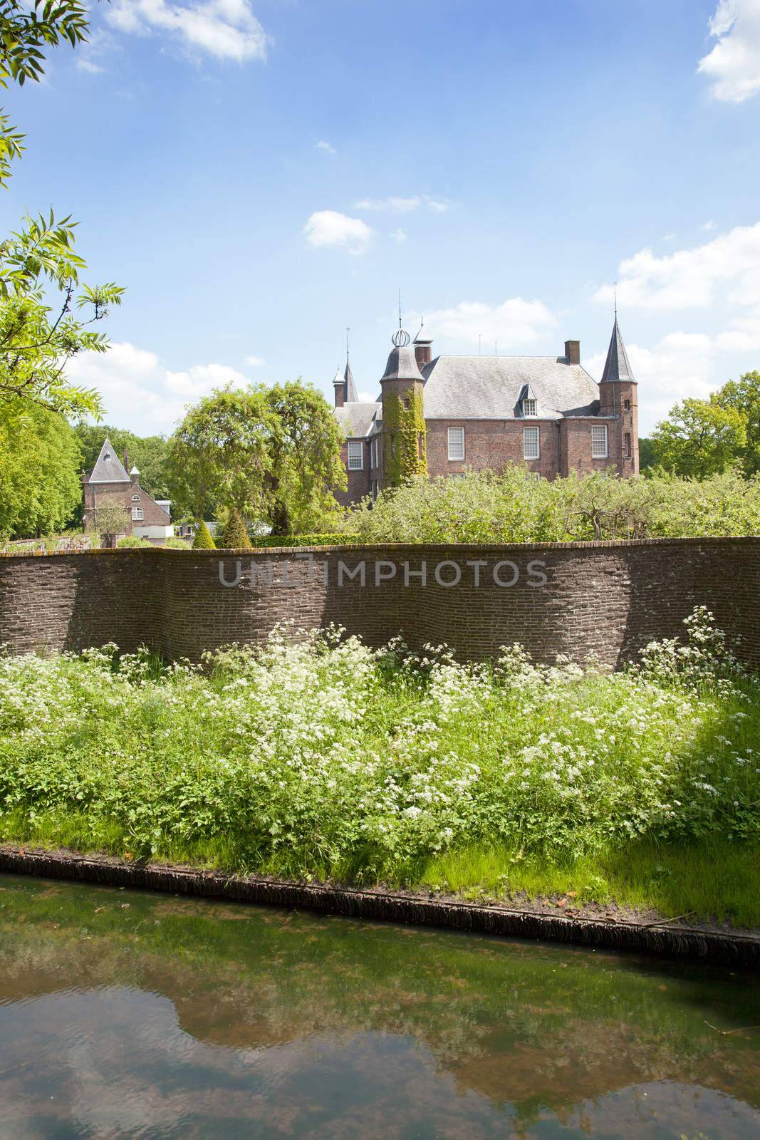 castle Zuylen near Utrecht in spring