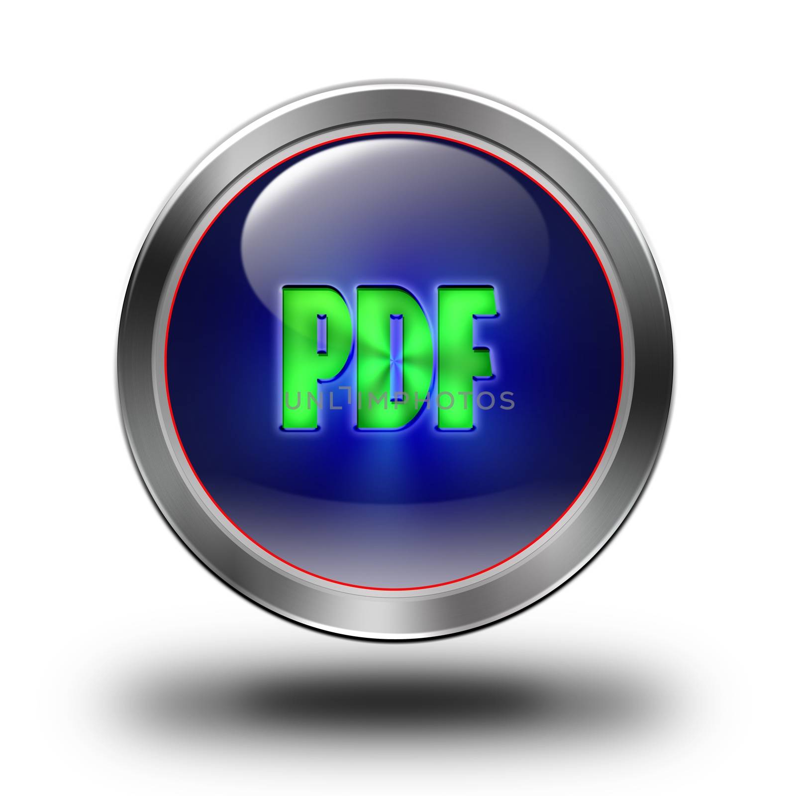 PDF glossy icon by konradkerker