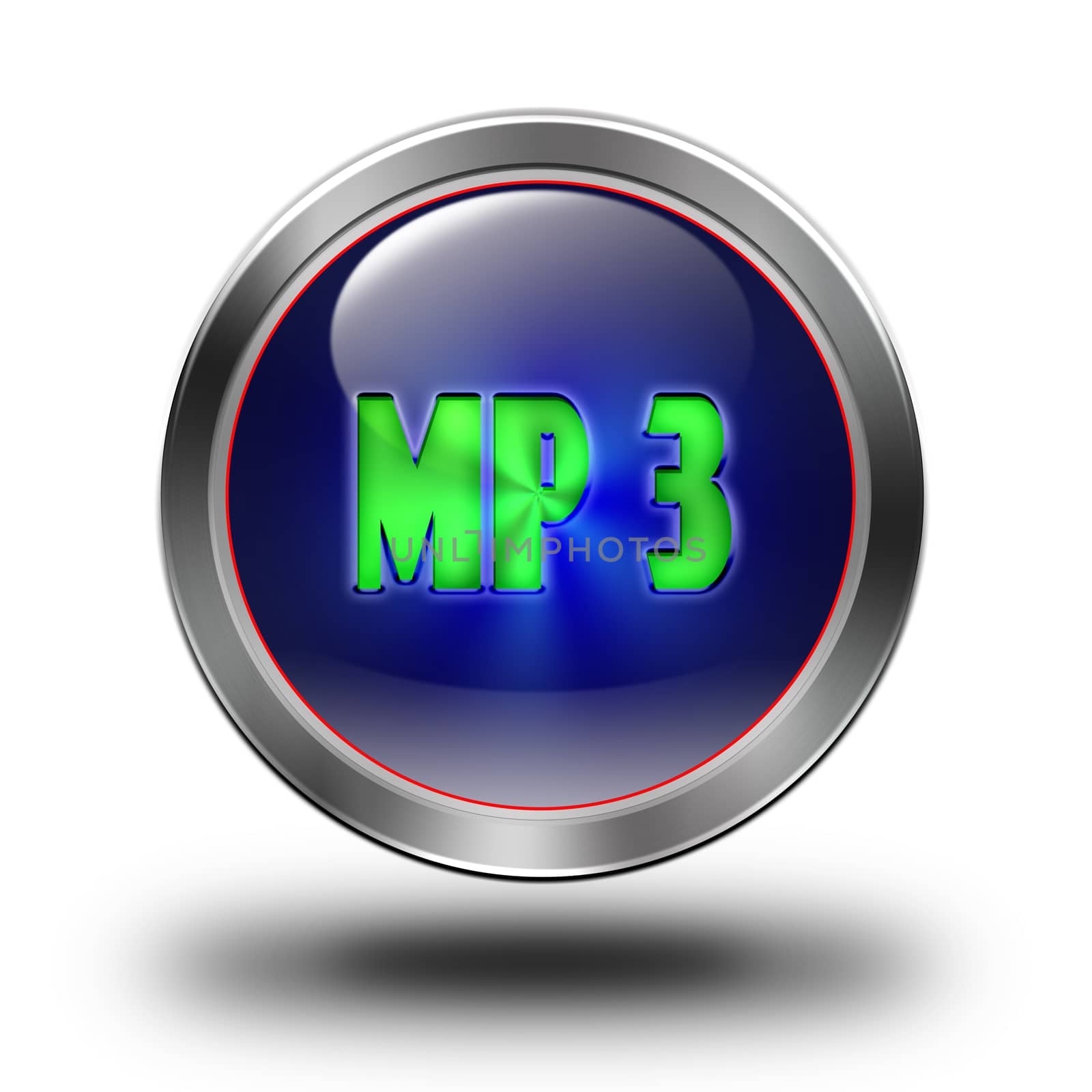 MP3 glossy icon by konradkerker