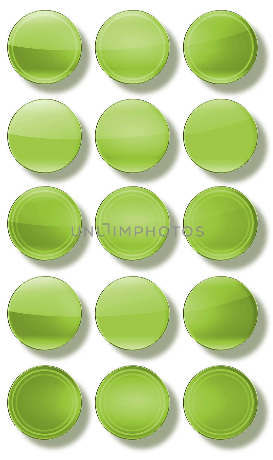 Web Buttons glossy- set by konradkerker