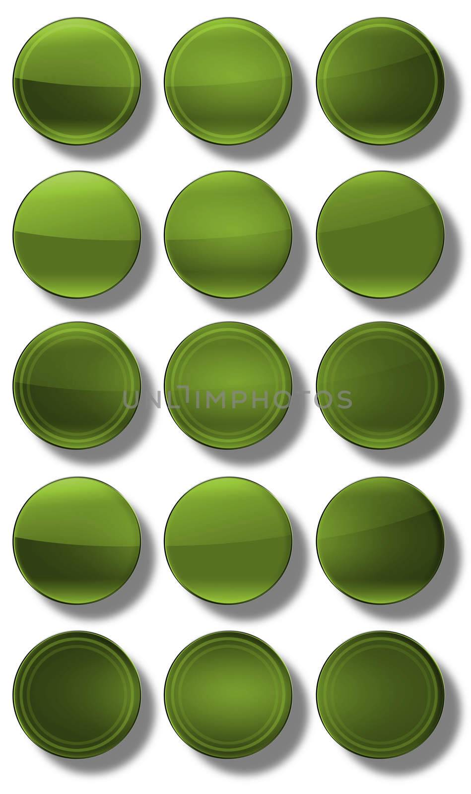 Web Buttons glossy- set by konradkerker