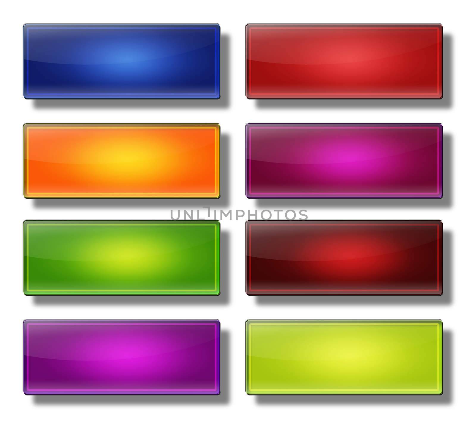 Web buttons- rectangle large #09 by konradkerker