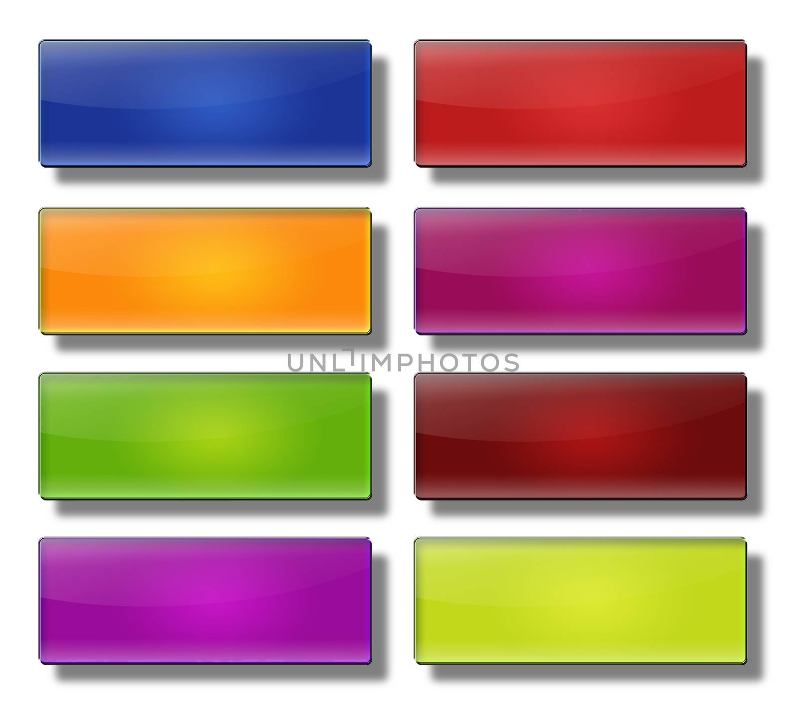 Web buttons- rectangle large #05 by konradkerker