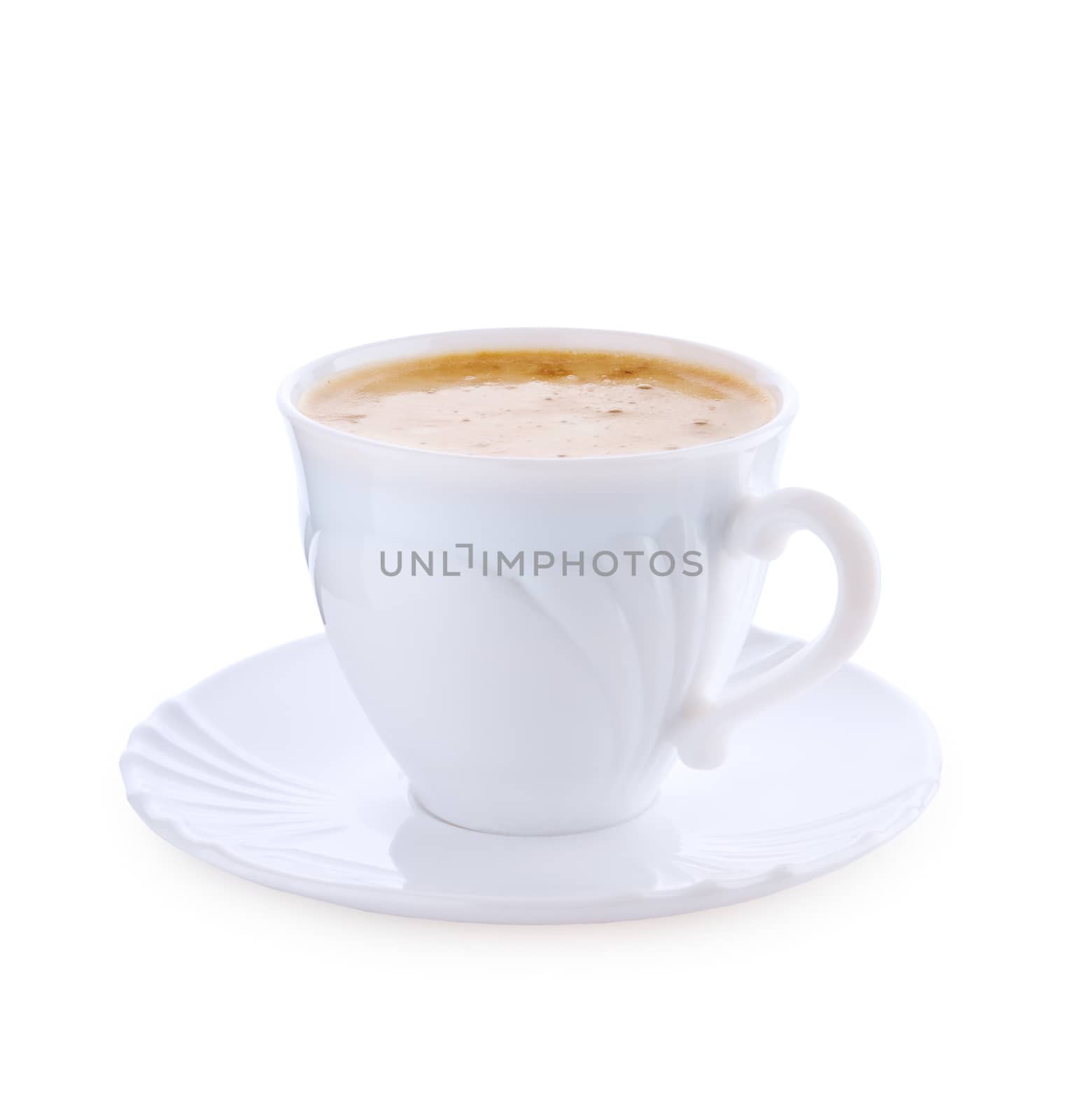 cup of capuchino isolated by mihalec
