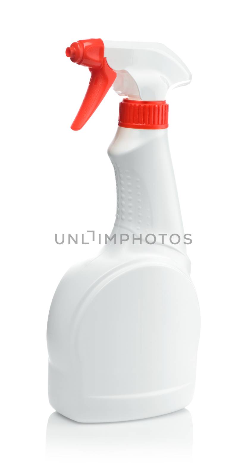 white spray bottle with red handle by mihalec