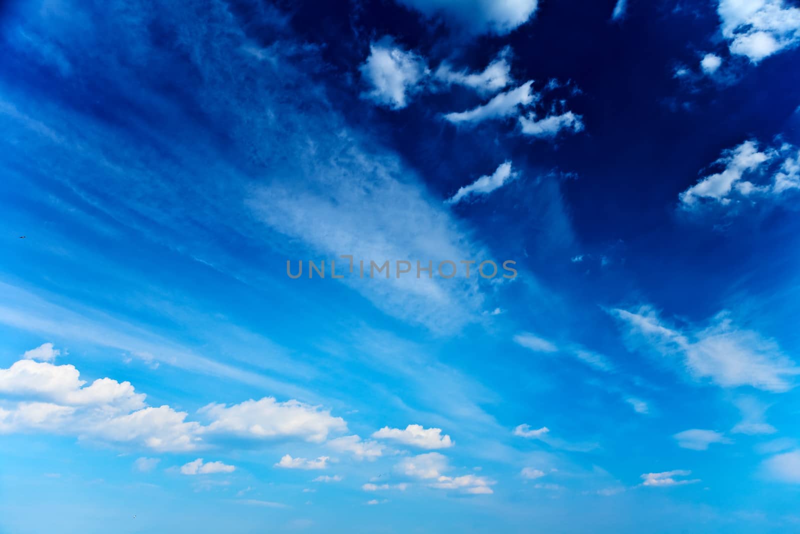abstract blue sky