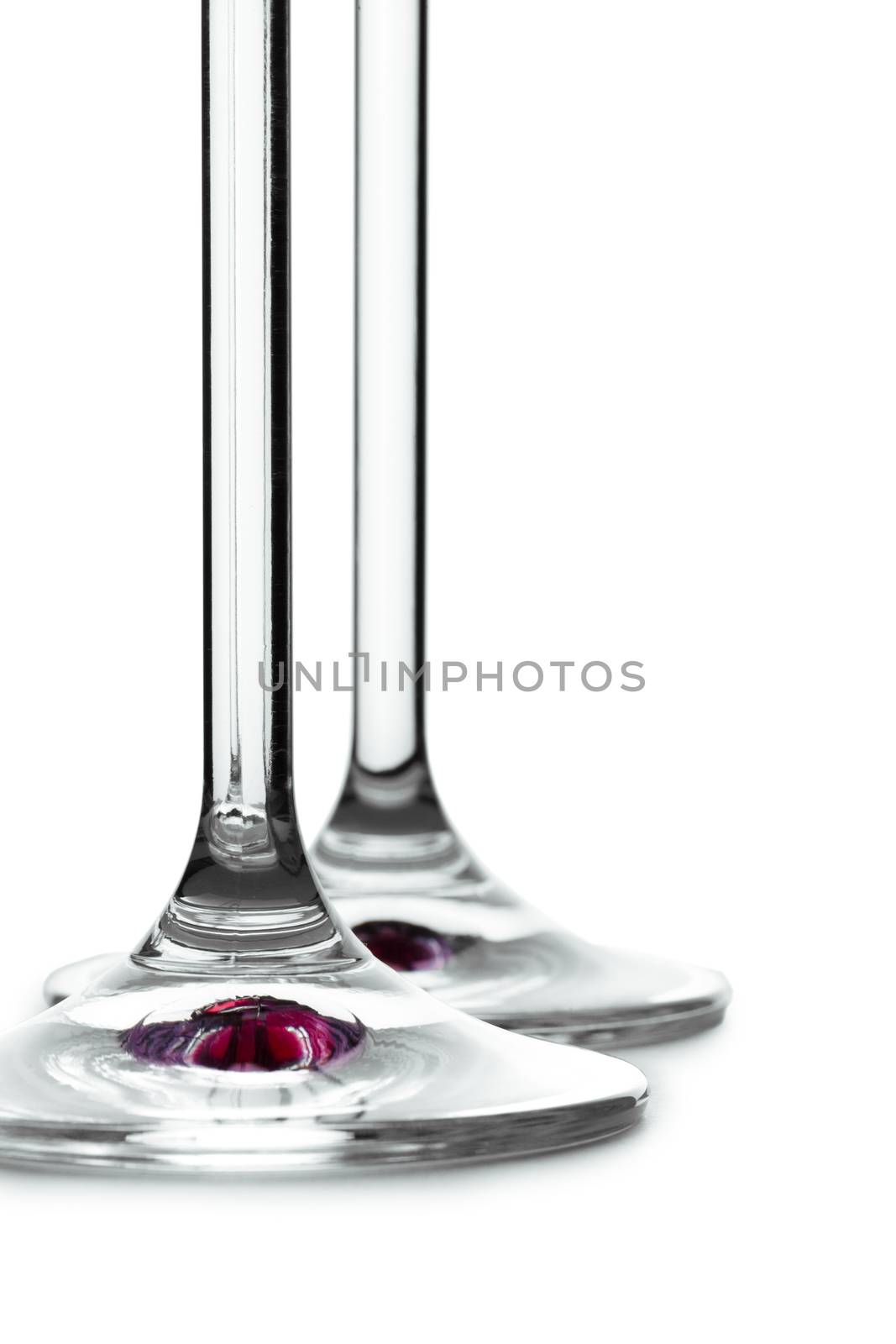stem of wine glass