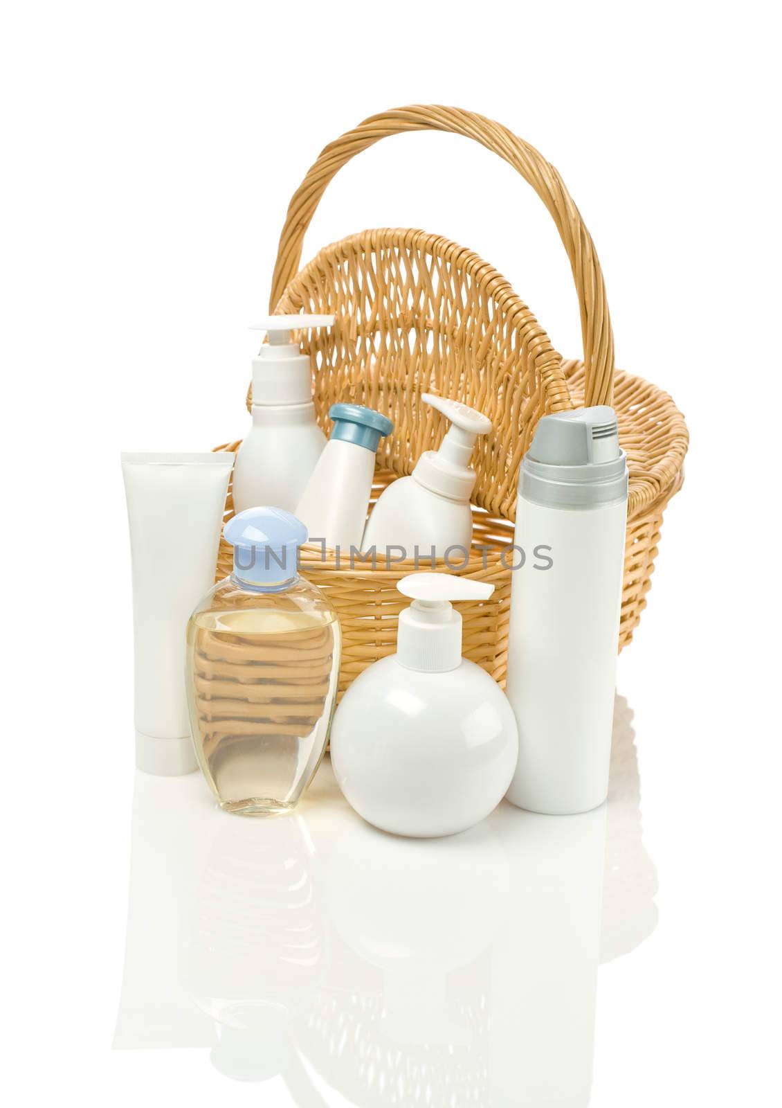 basket full of objects for care