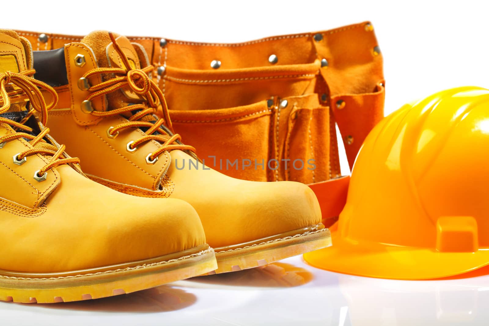 belt boots hardhat