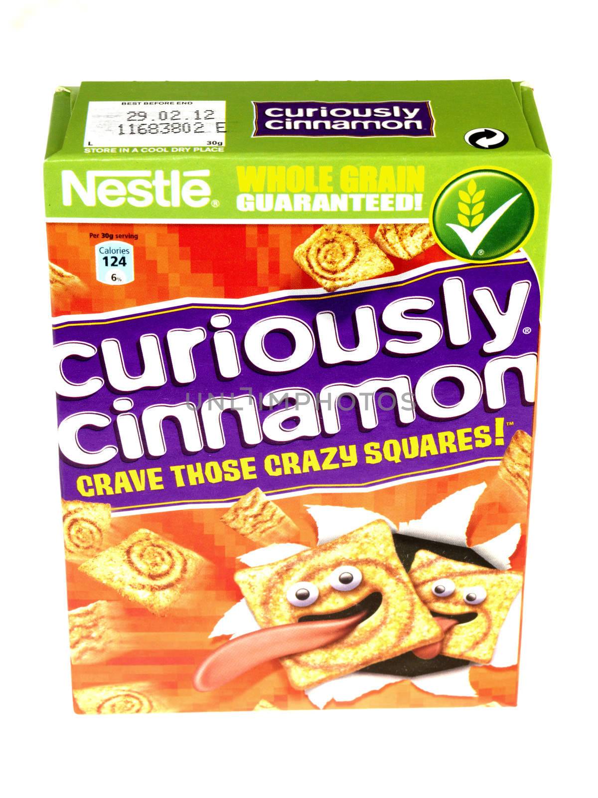Box of Curiosly Cinnamon Breakfast Cereals