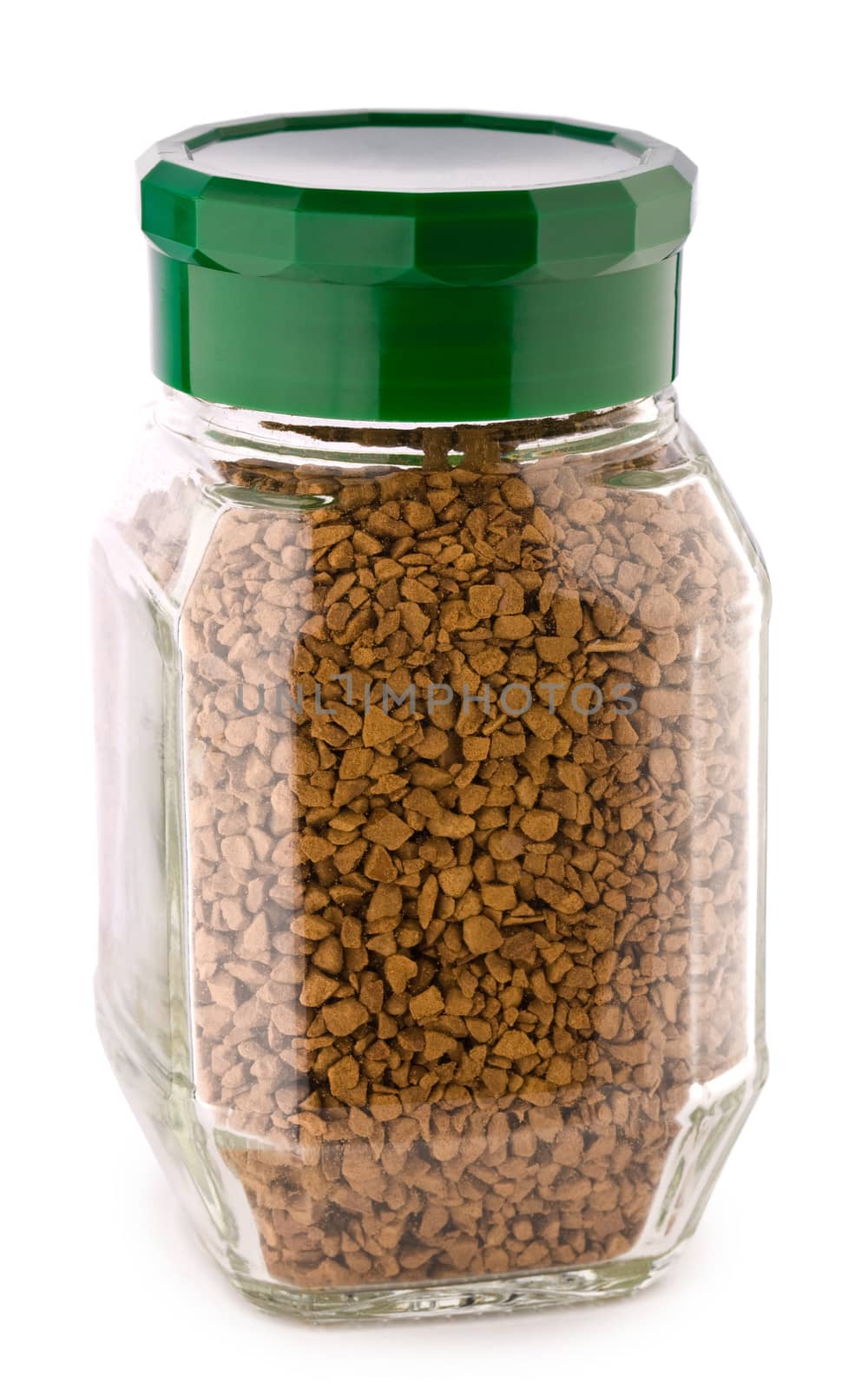 coffee jar isolated