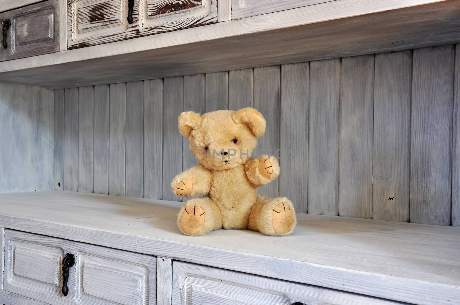 Teddy bear as a living room decoration