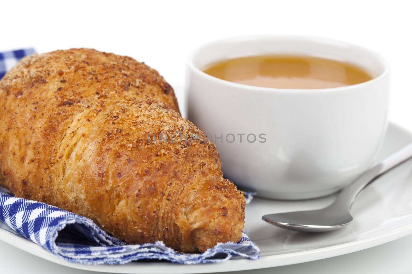 Croissant with marmalade