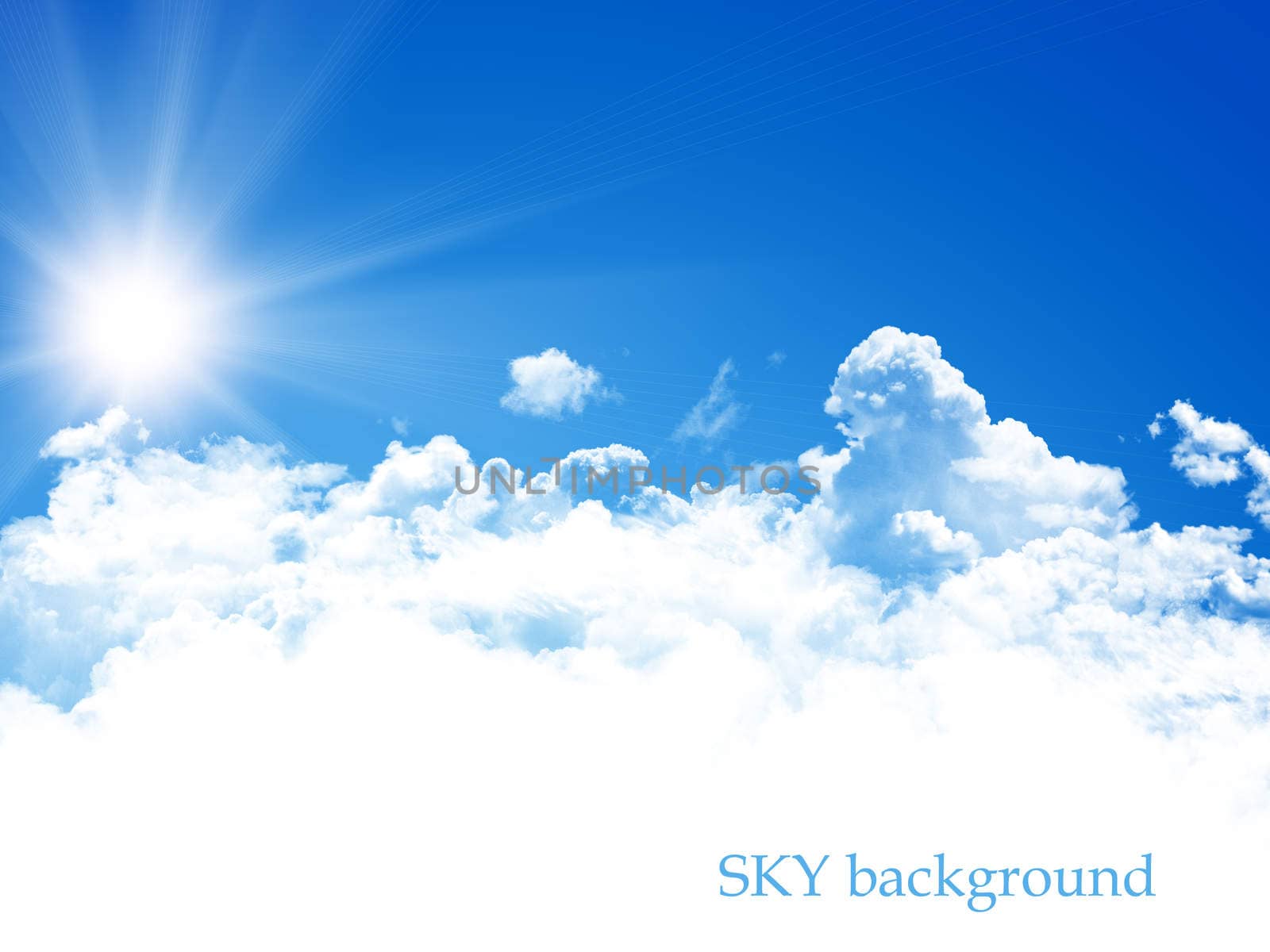 blue sky background