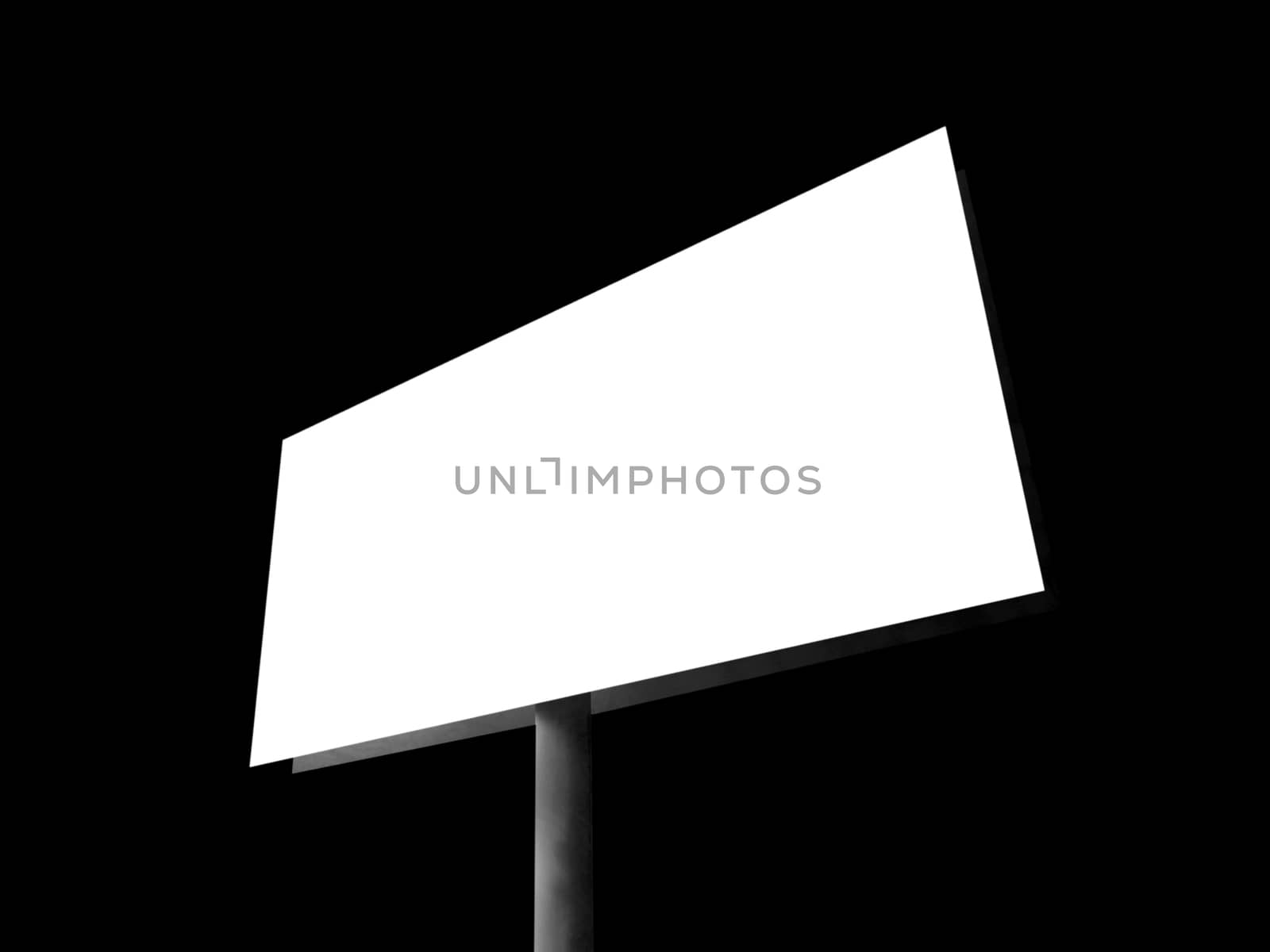 Blank billboard for your advertisement