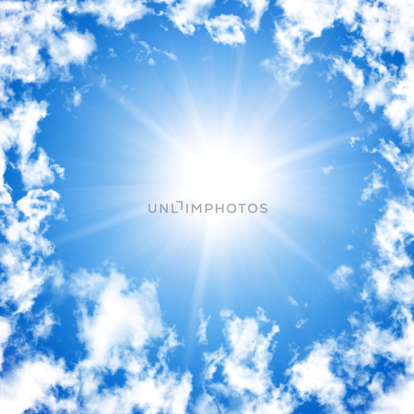 Nice white cloud on the sky