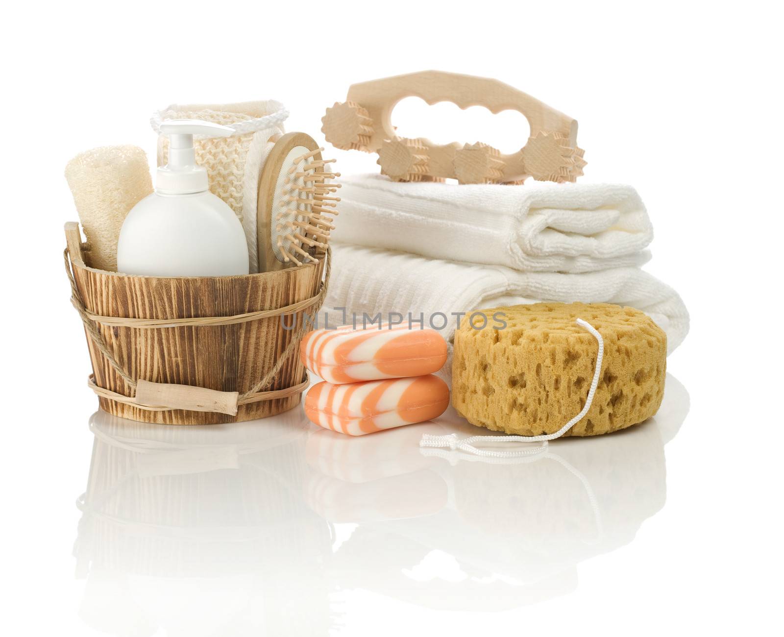 different objects for bathing