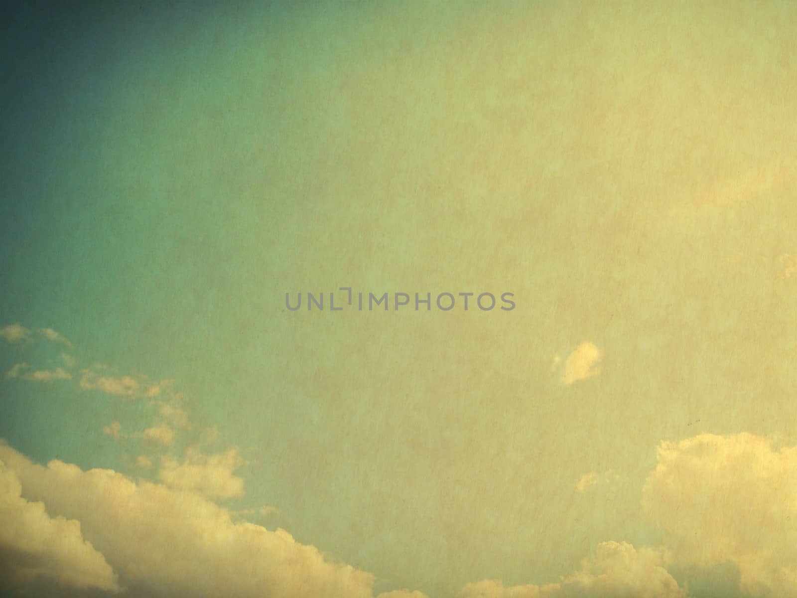 retro image of cloudy sky