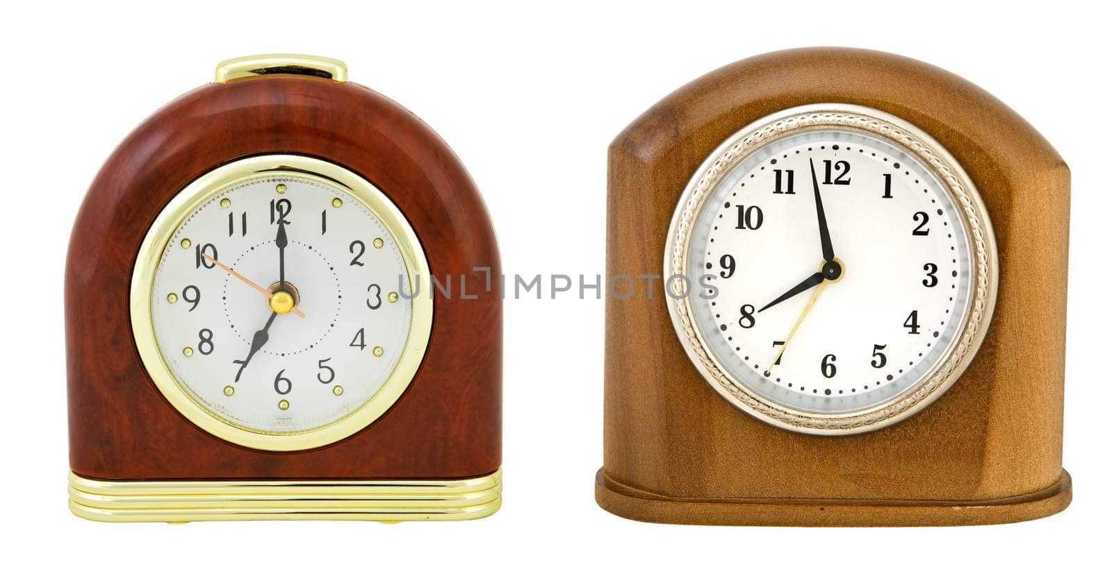 clocks isolated
