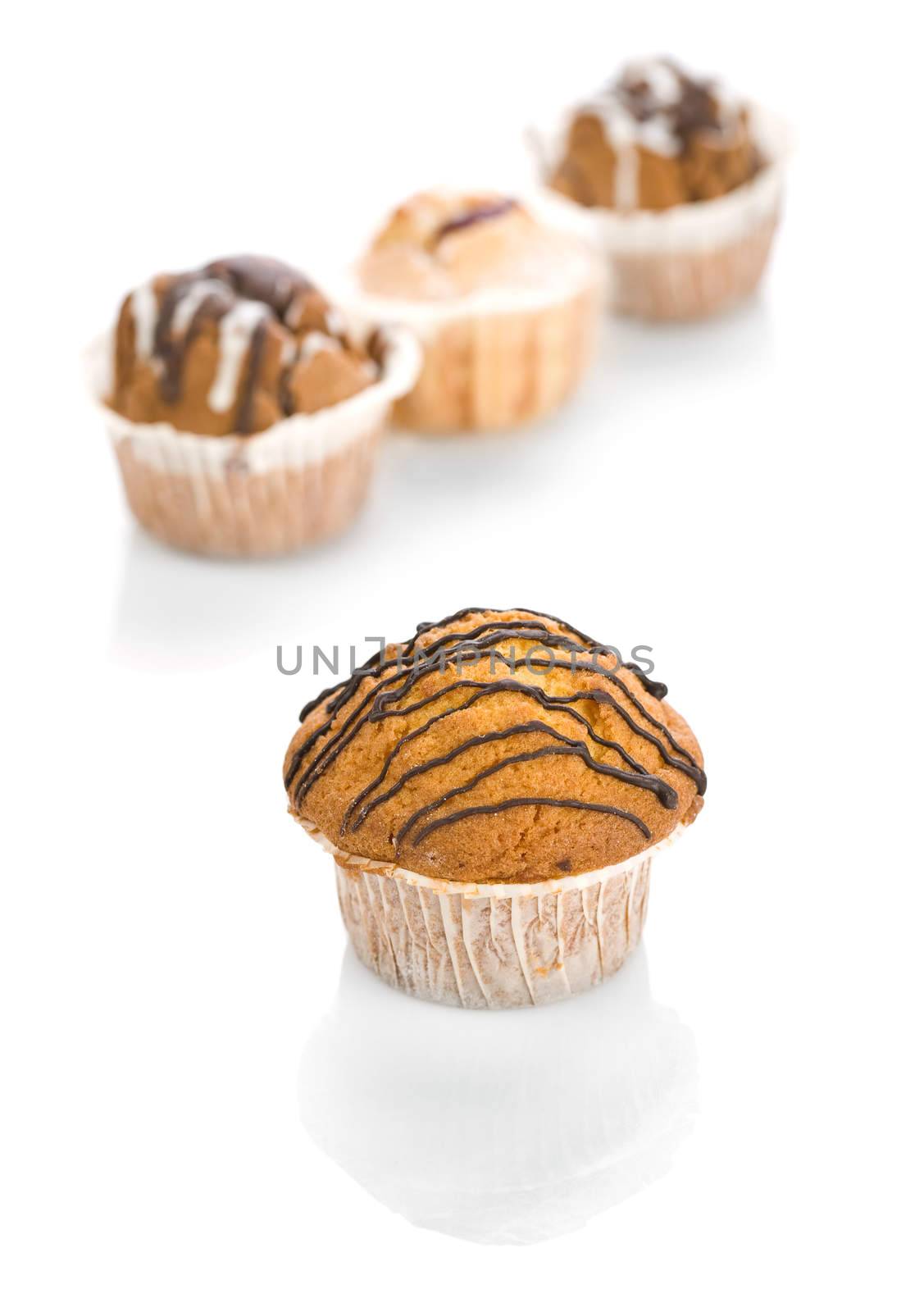 four cakes