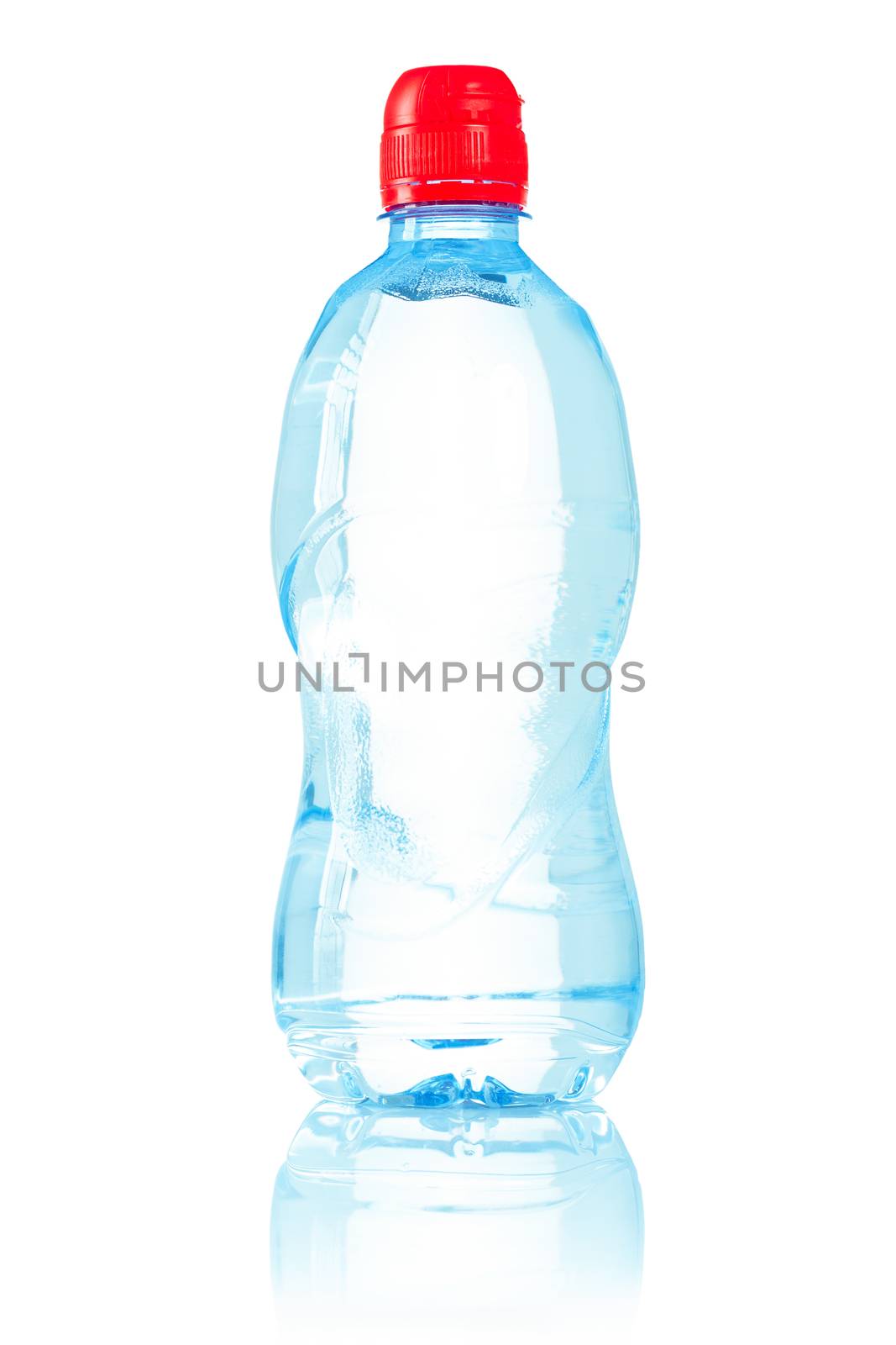 isolated bottle of water