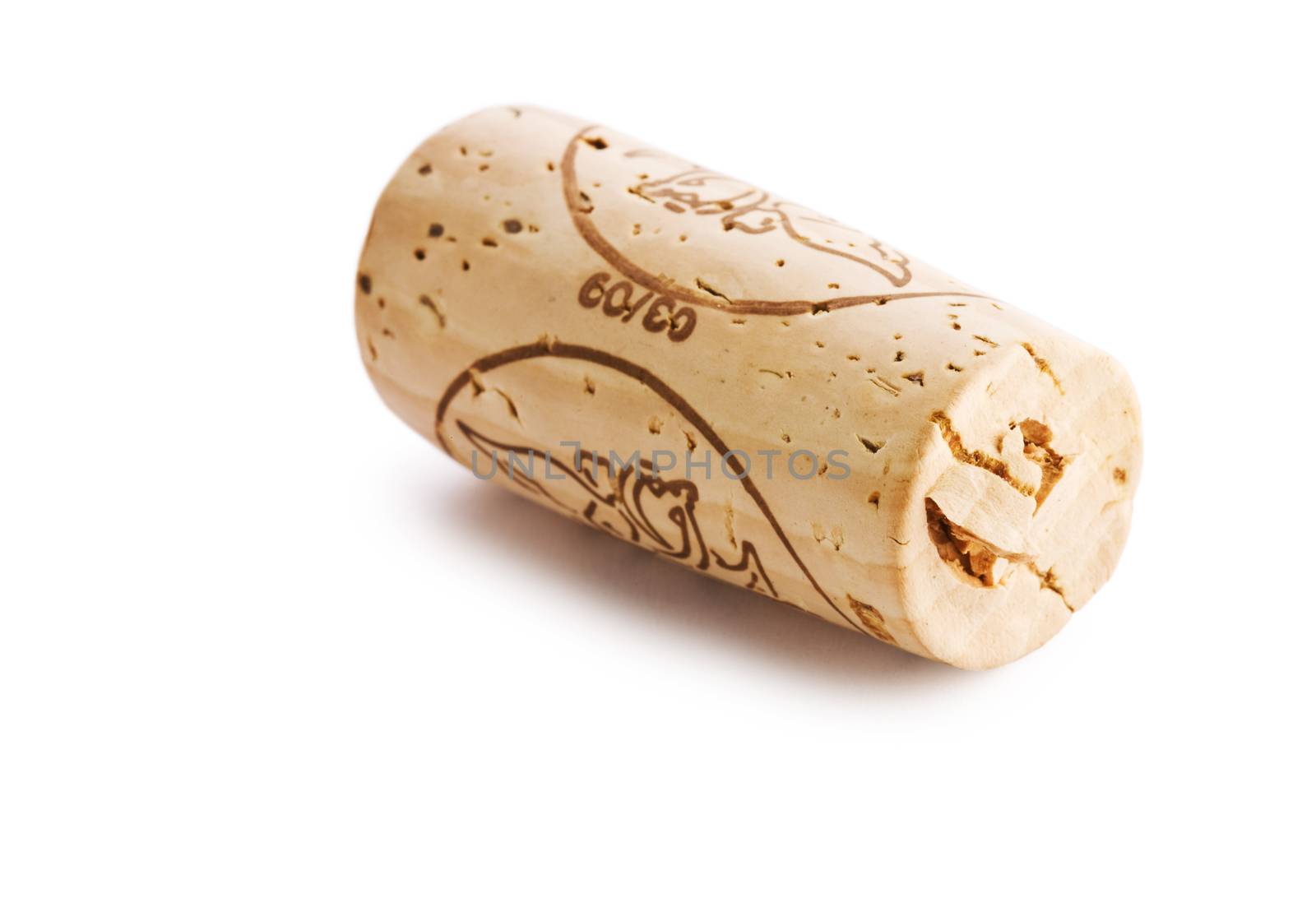 close up wine cork