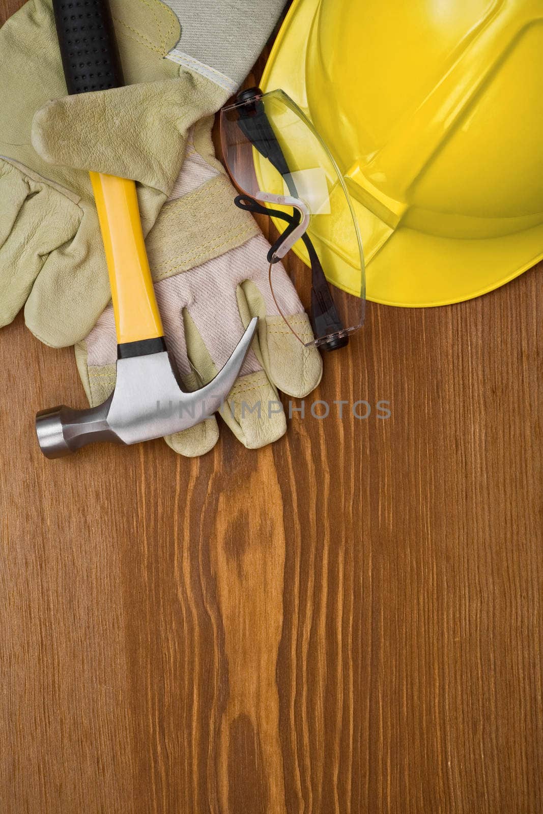 copyspace background with working tools