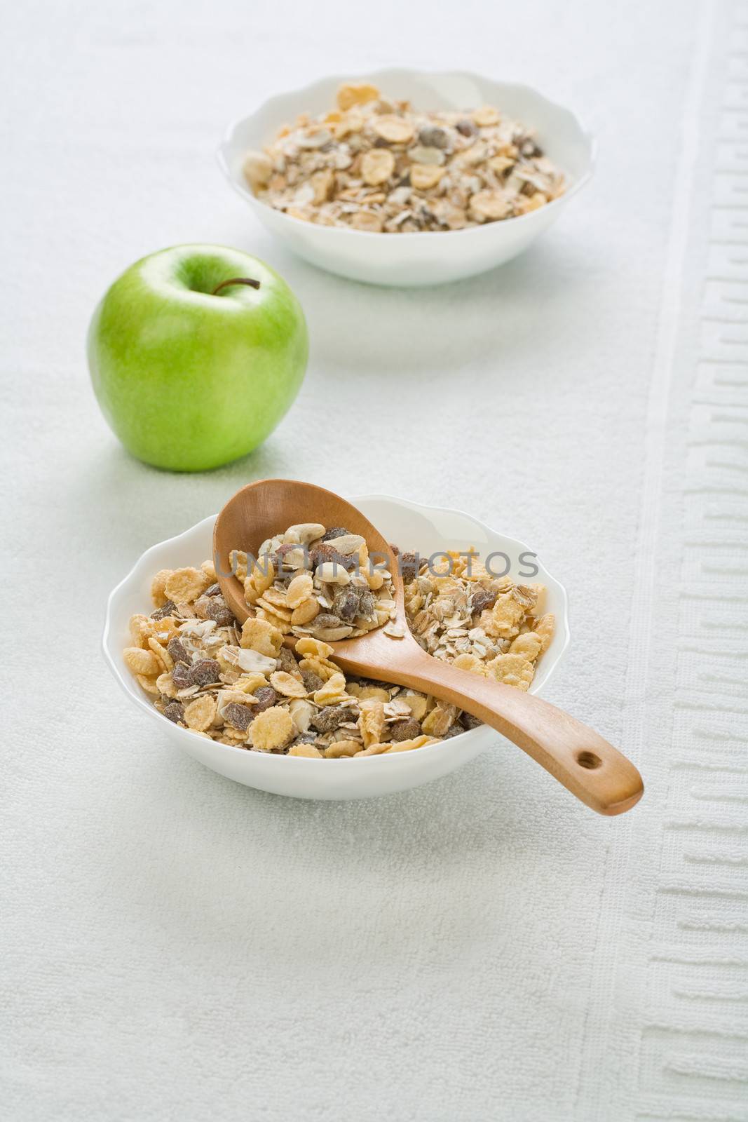 apple with muesli