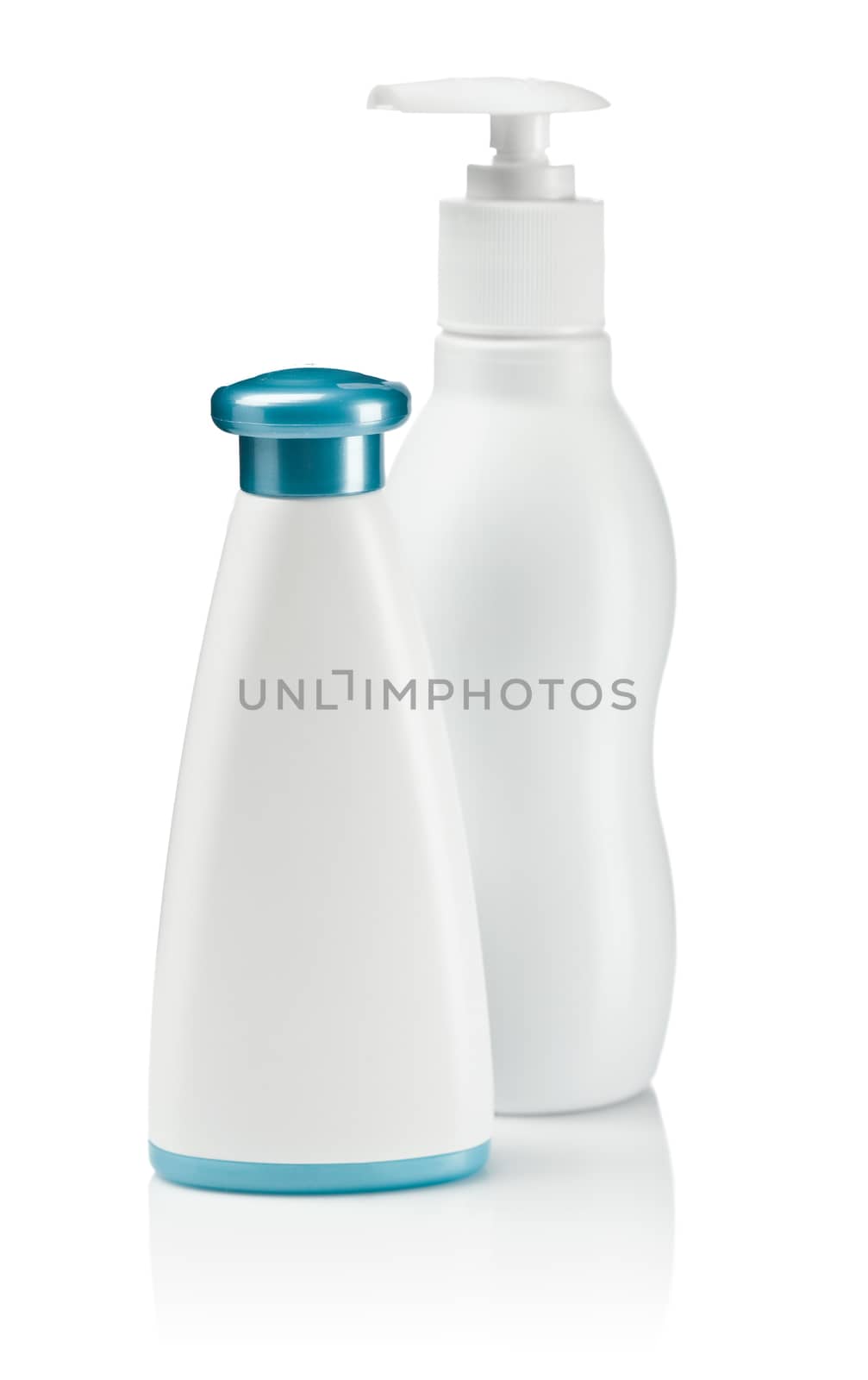 bottles for care isolated