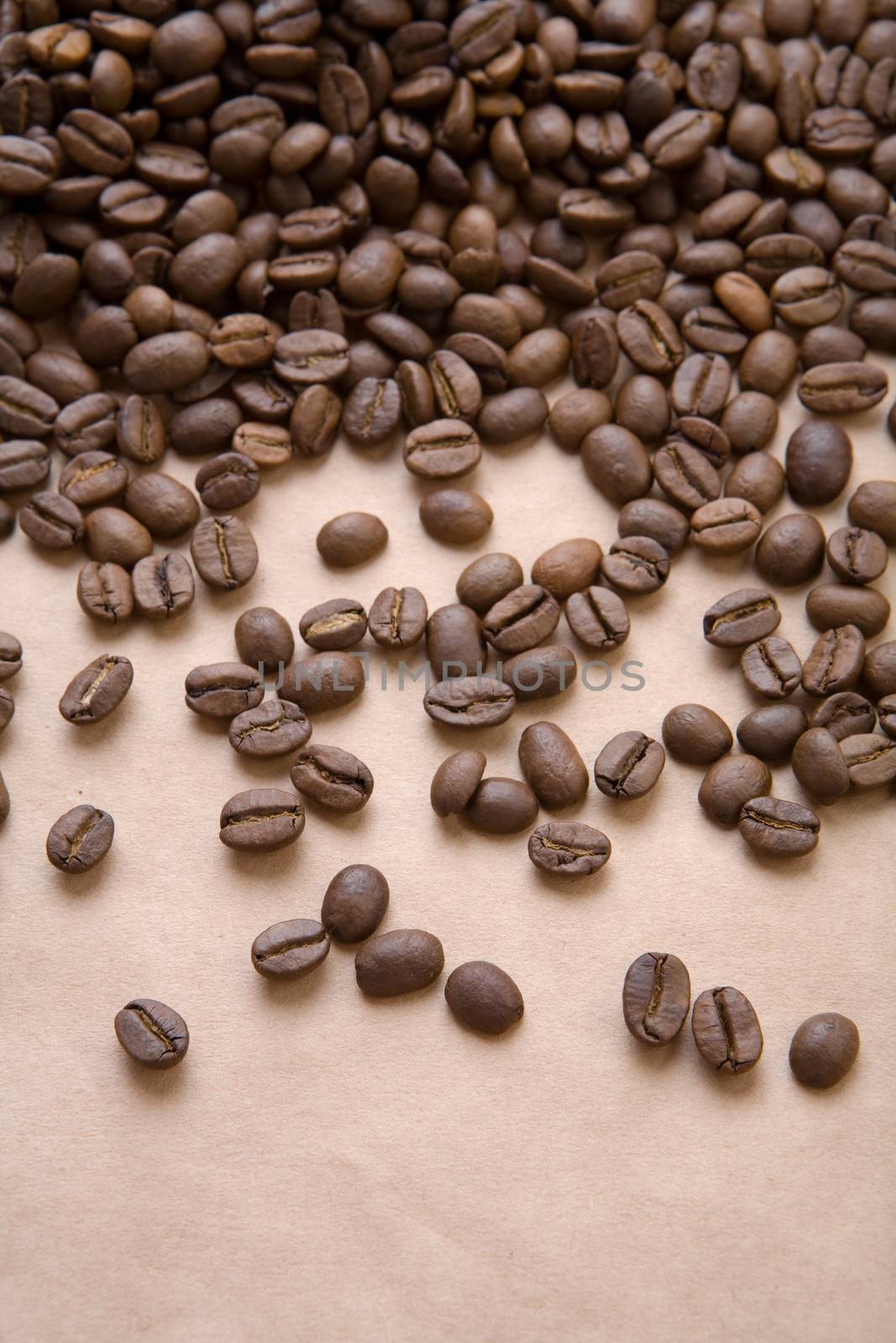 coffee on a paper