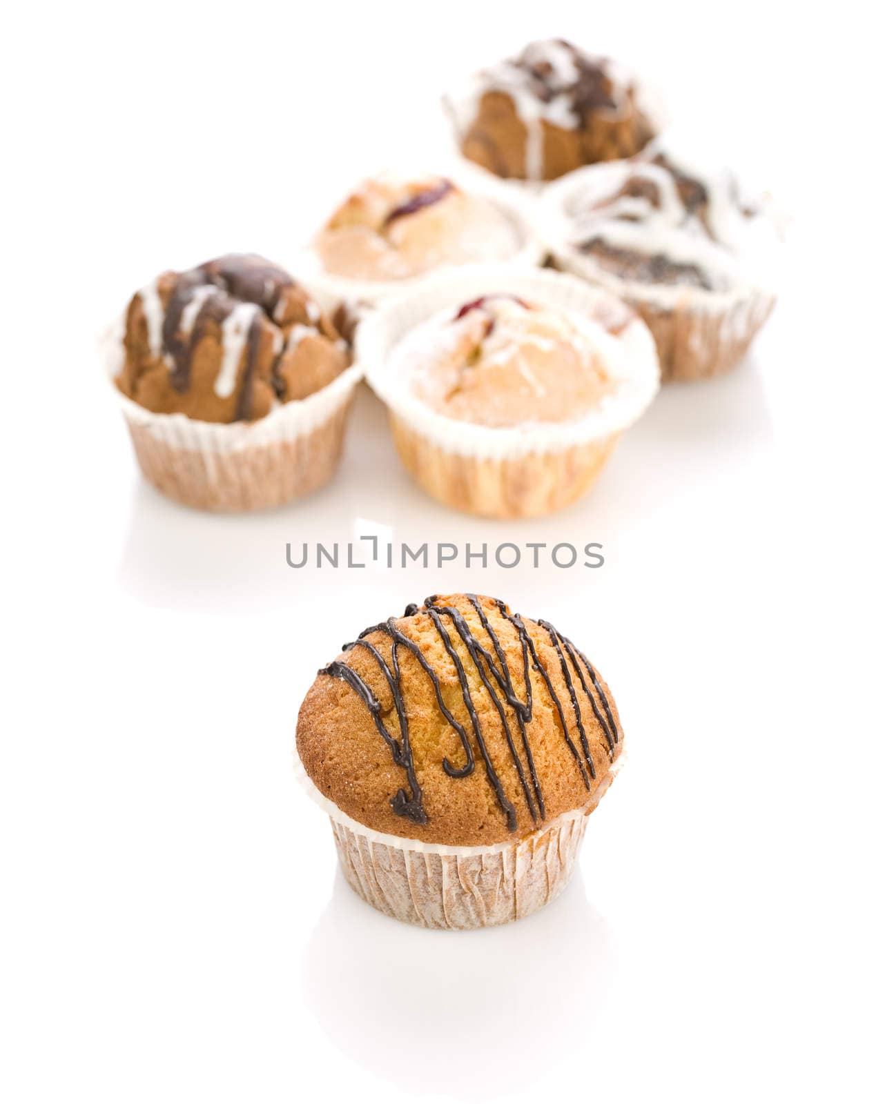 cupcakes isolated