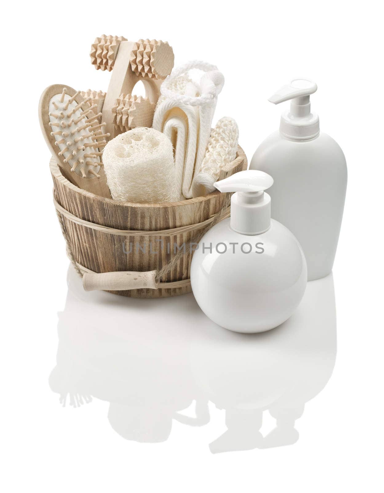 collection of objects for bathing