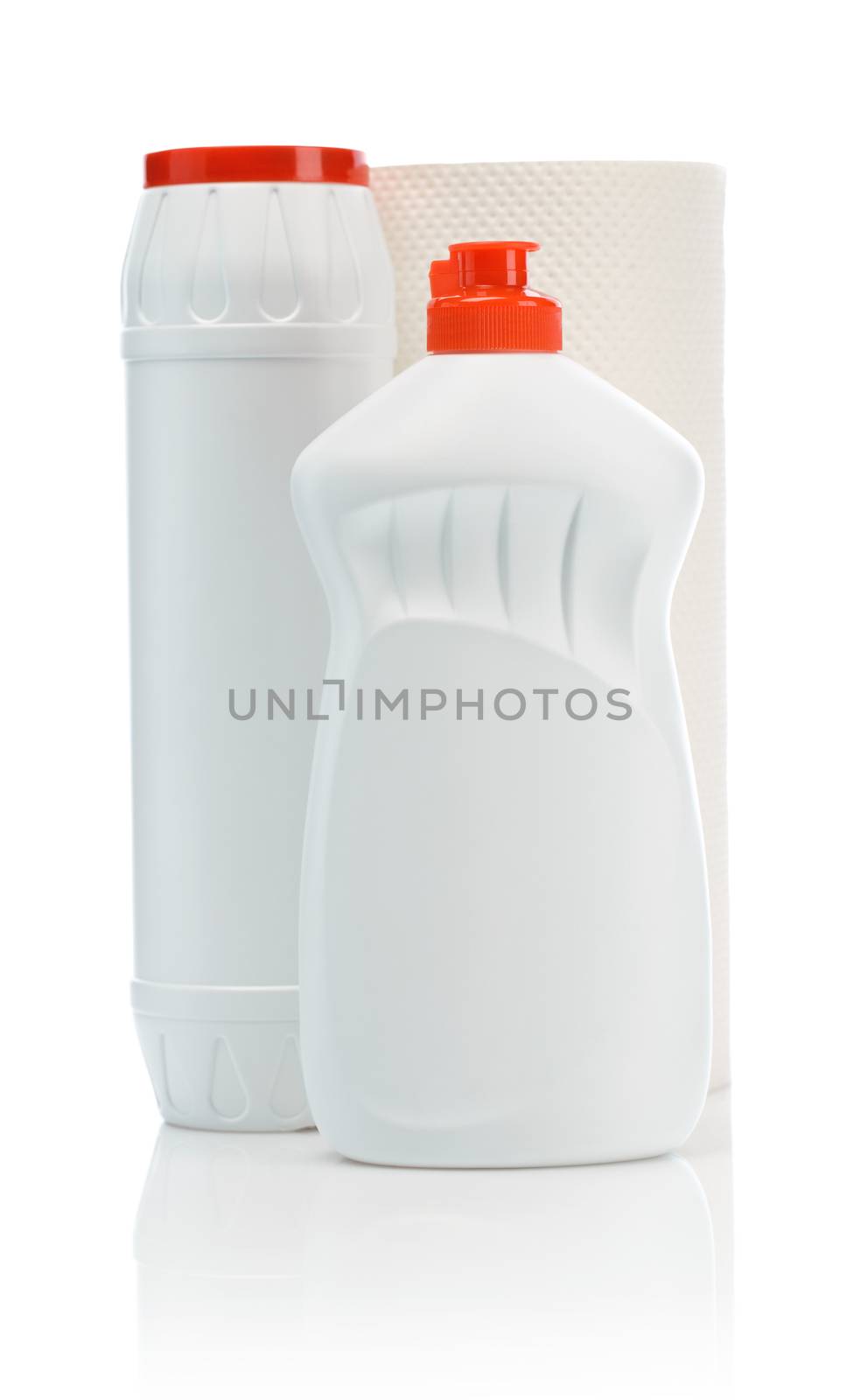 kitchen bottles and towel
