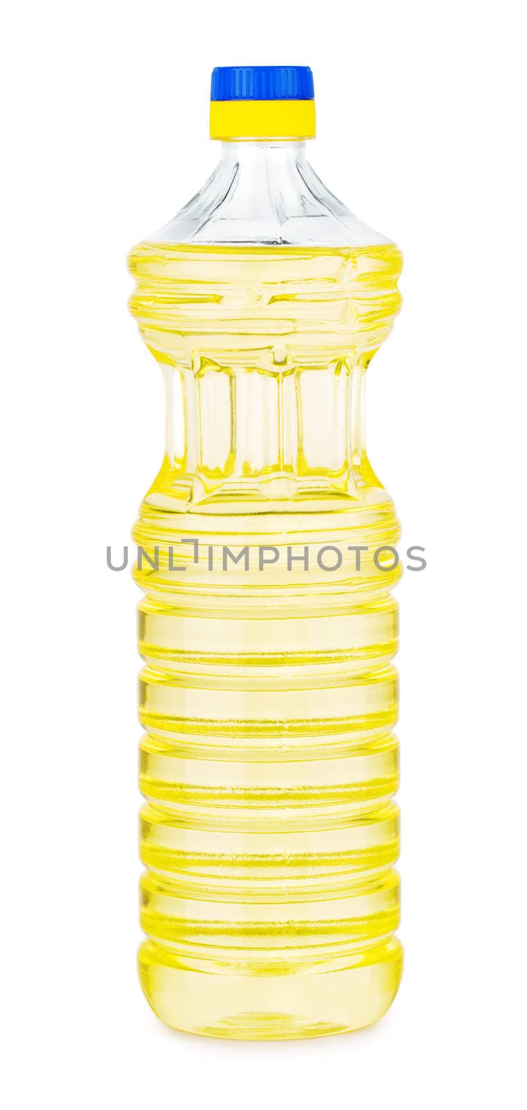 bottle of oil isolated