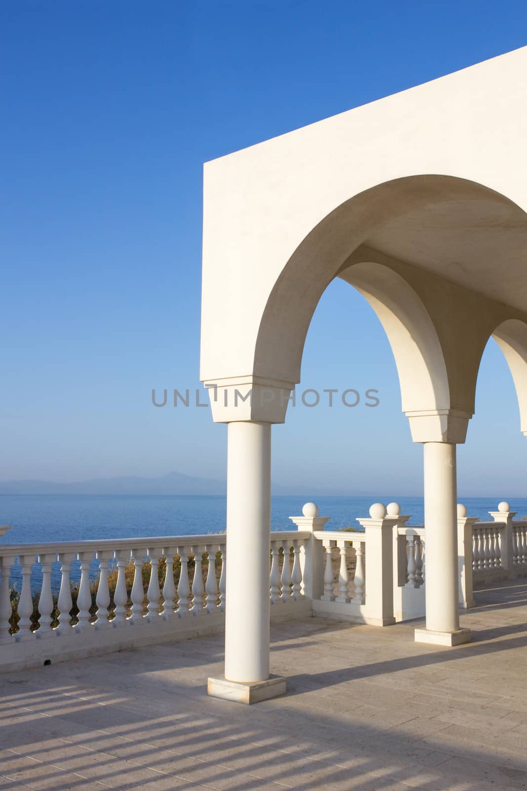 Greek island blue and white by Brigida_Soriano