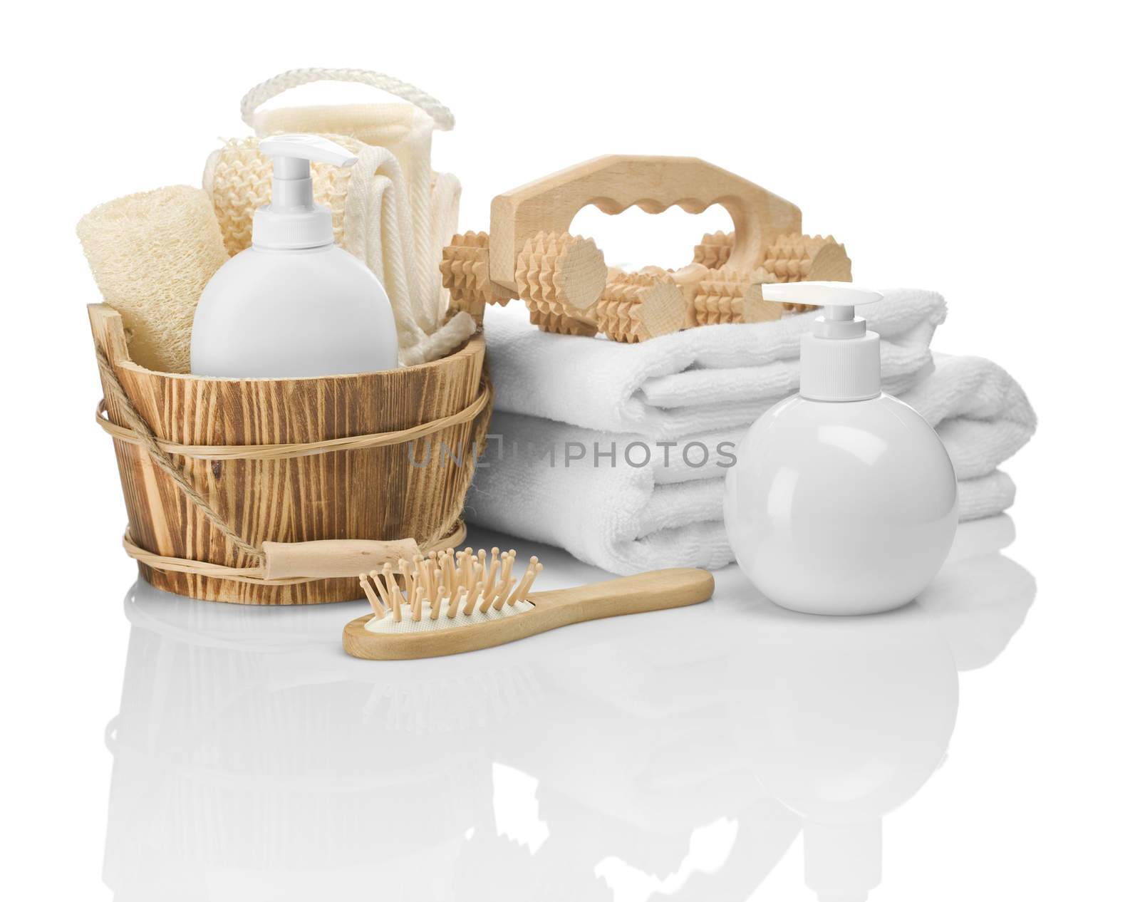 group of toilet articles