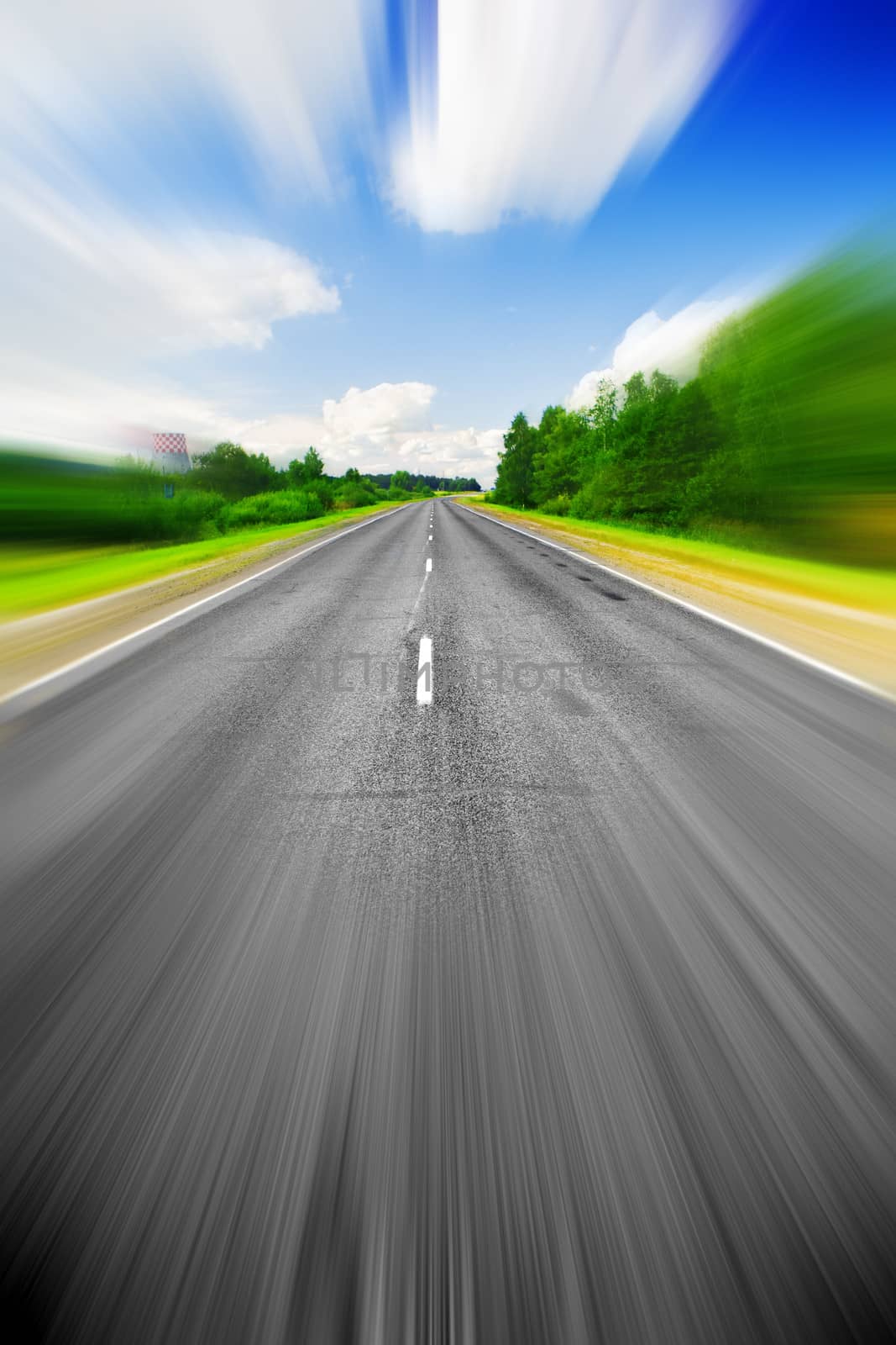 speed effect on the road