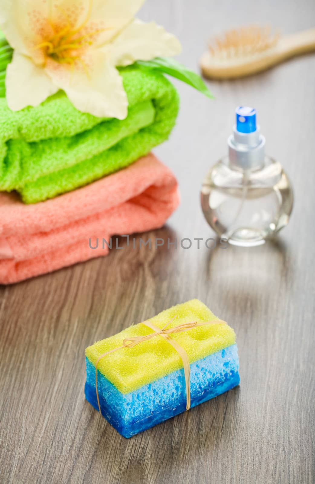 big collection for taking bath
