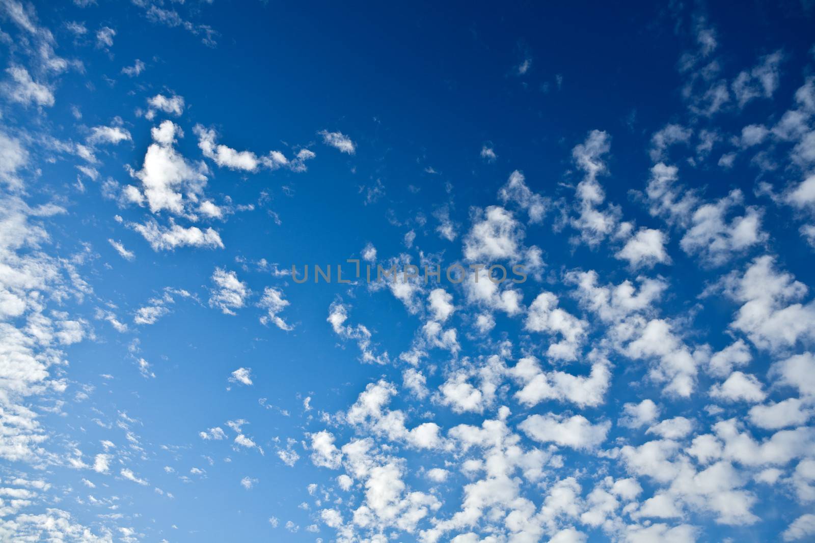 beauty cloudy blue sky close-up