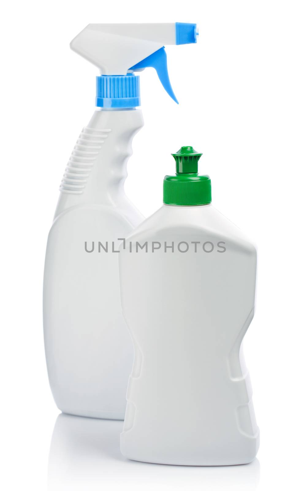 kitchen cleaning bottles