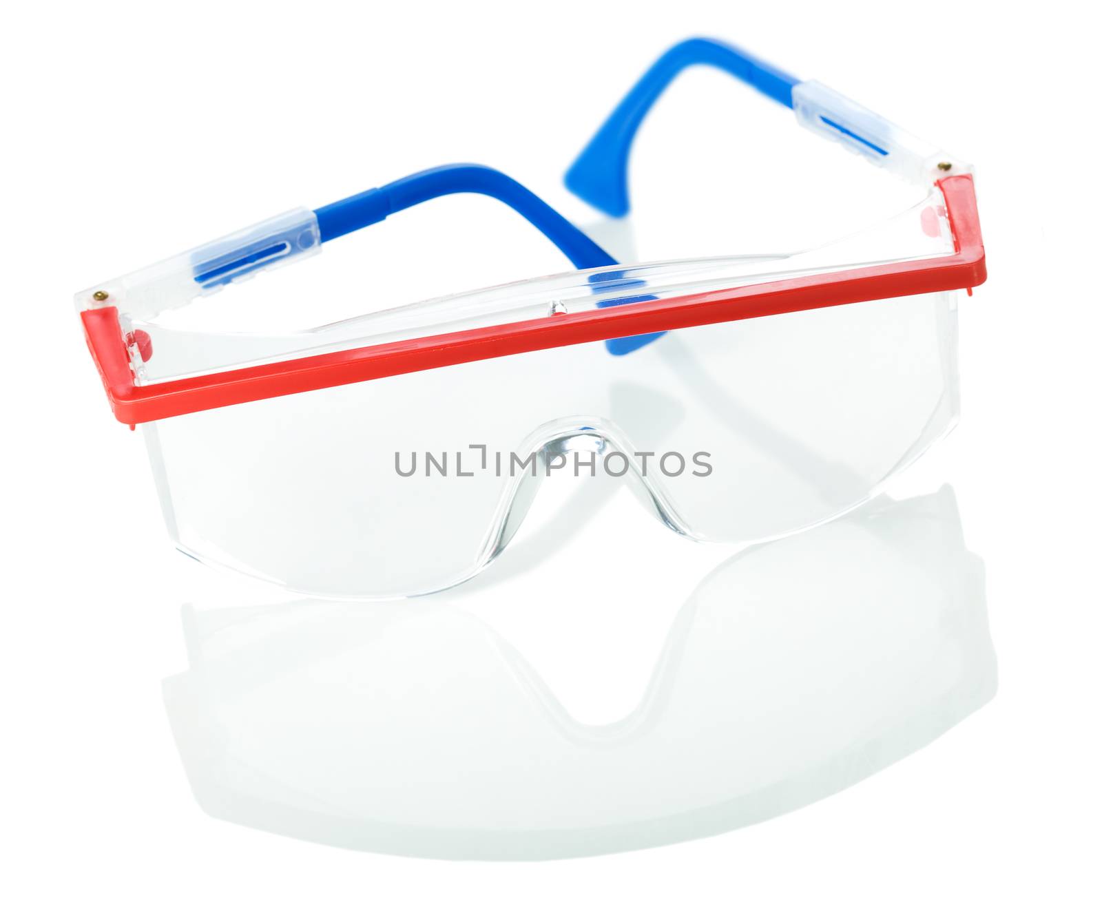 safety glases isolated