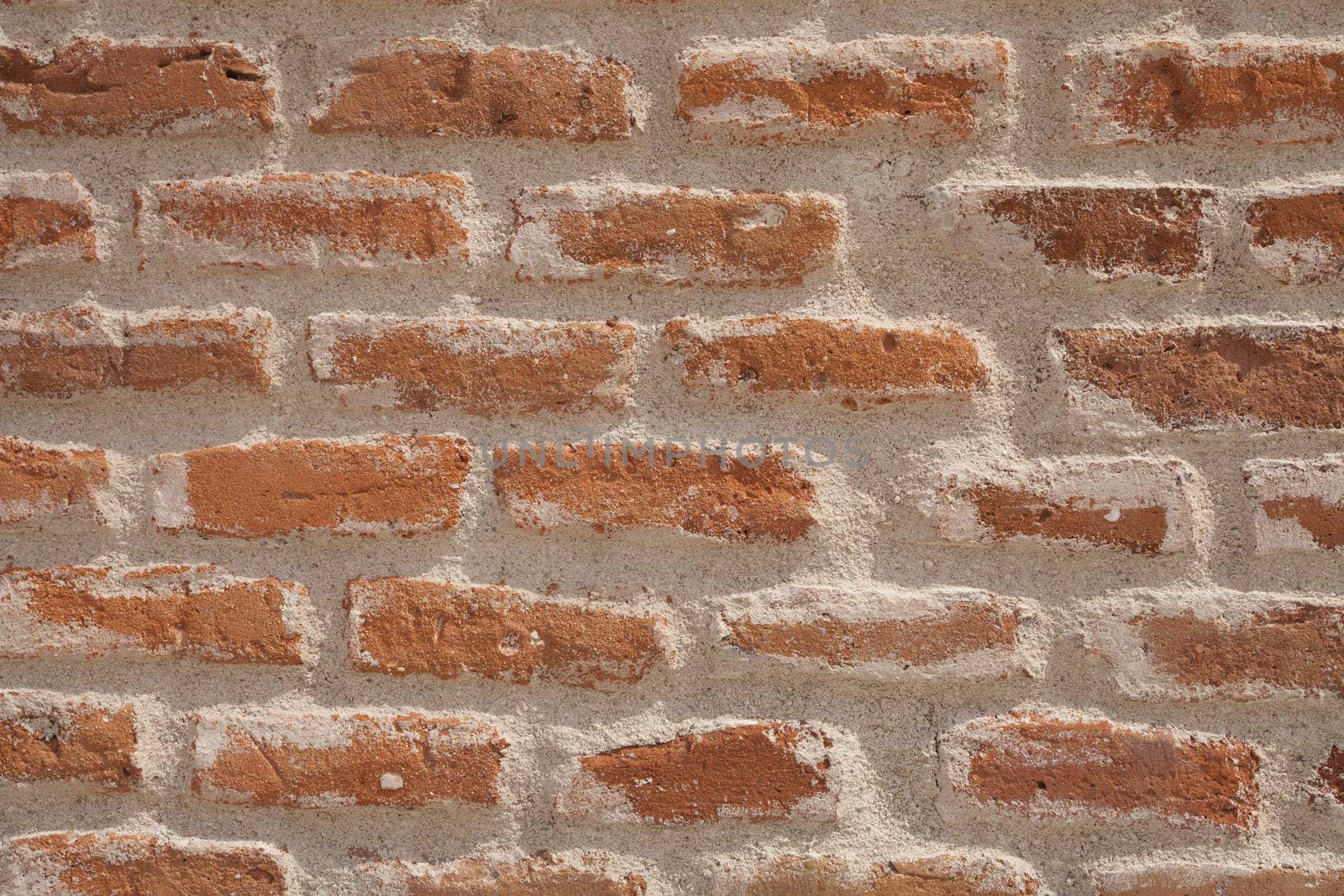 Old red brick wall. by svitlana