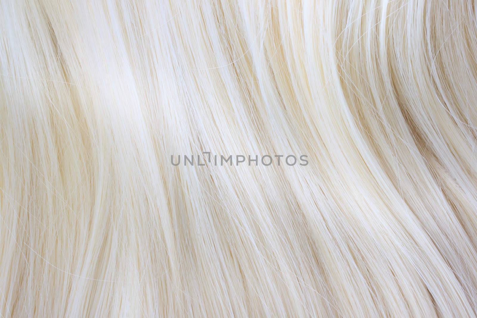 Healthy blonde hair - close up image