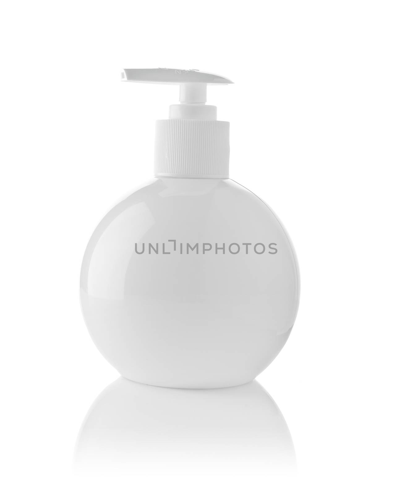 round white bottle