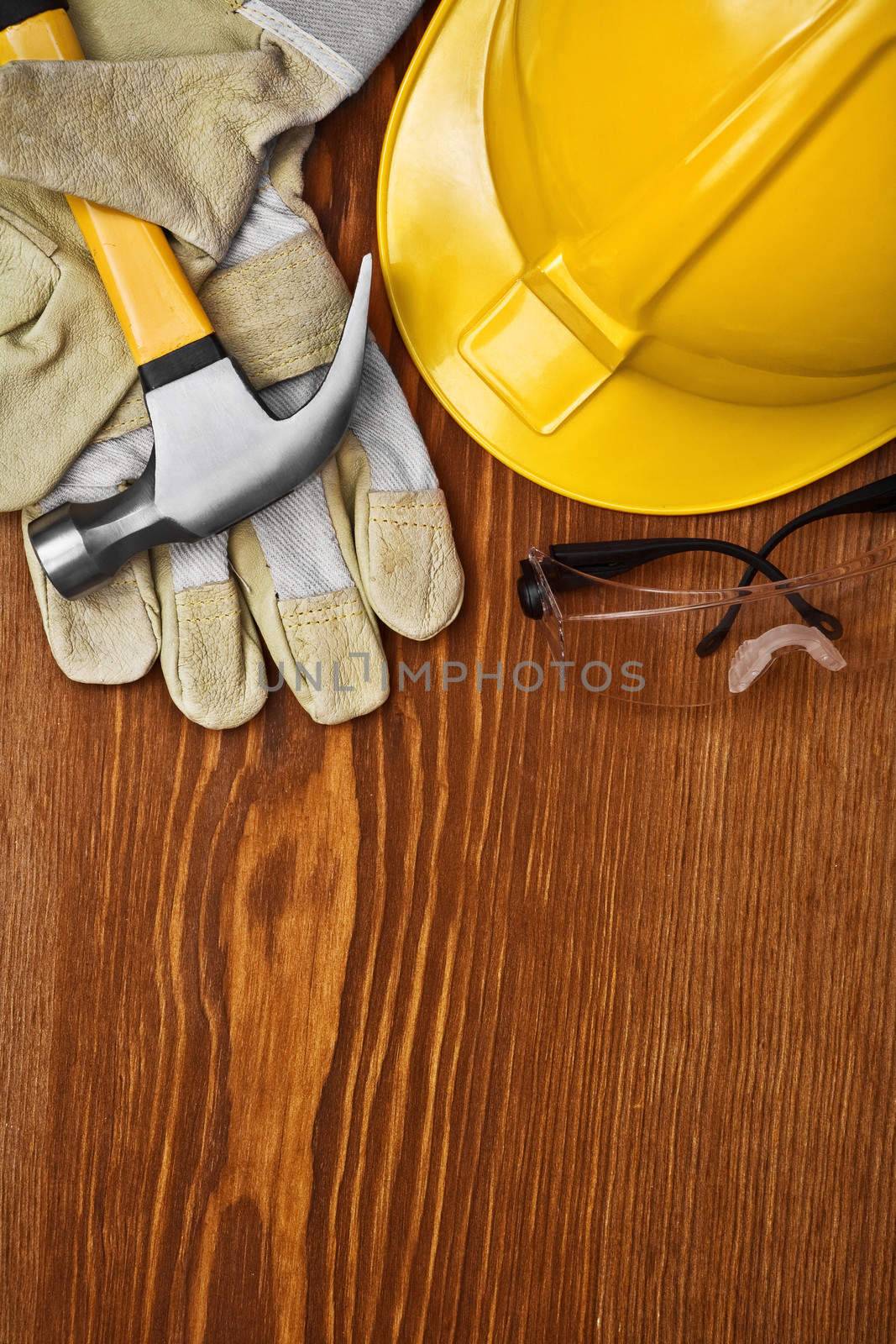 tools on the plank