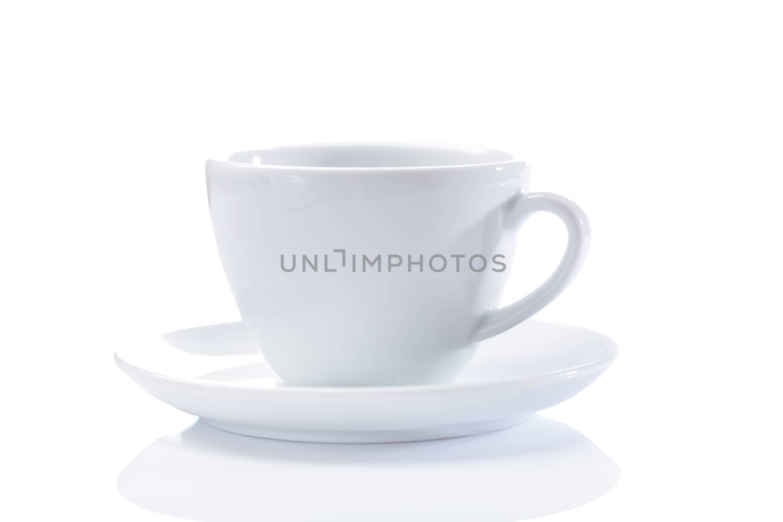 classical cappuchino cup isolated