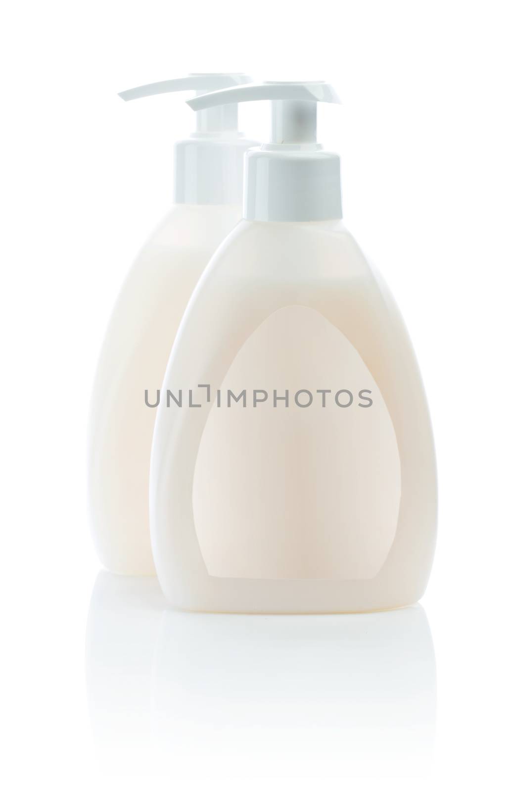 isolated spray bottles